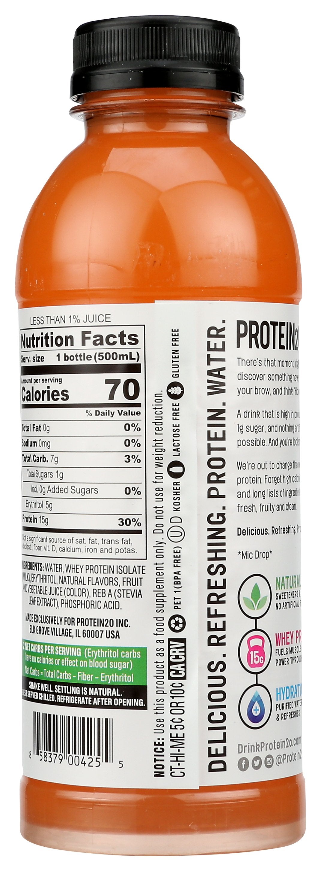 PROTEIN2O WATER PRTN PCH MNGO - Case of 12