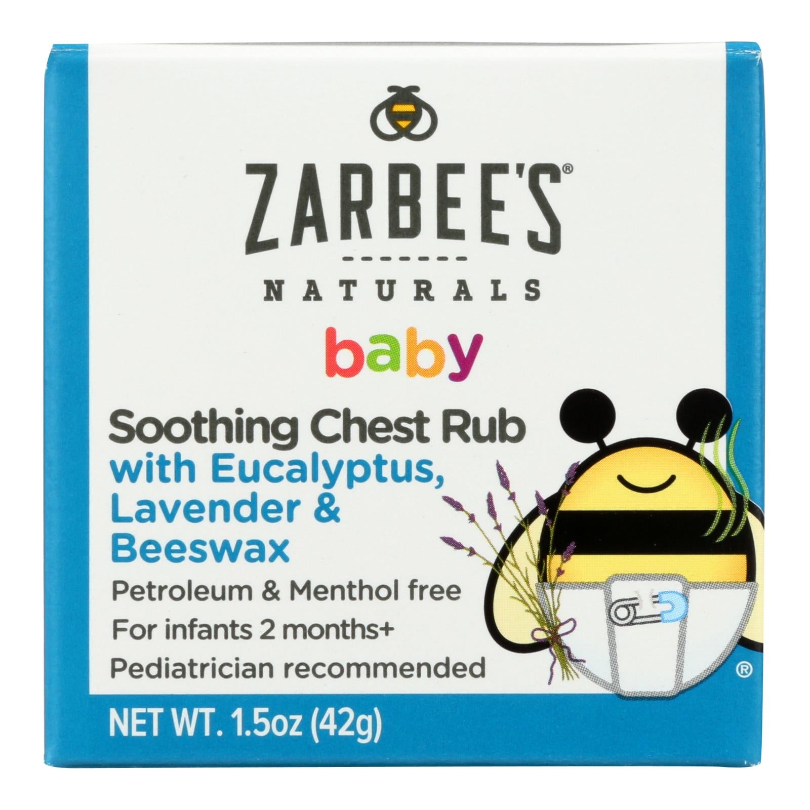 Zarbee's Natural Baby Soothing Chest Rub  - 1 Each - 1.5 OZ