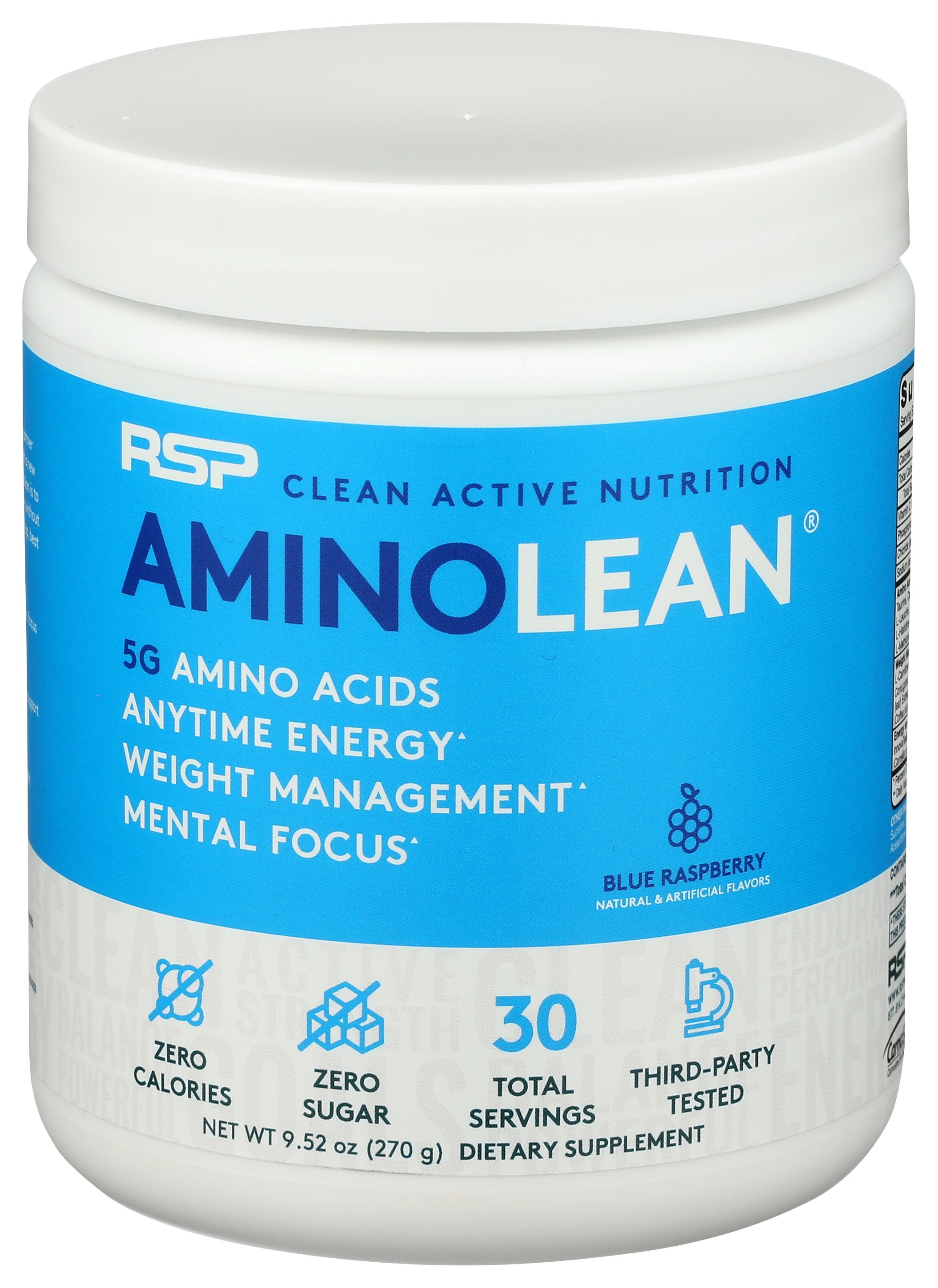 RSP NUTRITION AMINOLEAN PWDR BLUE RASP