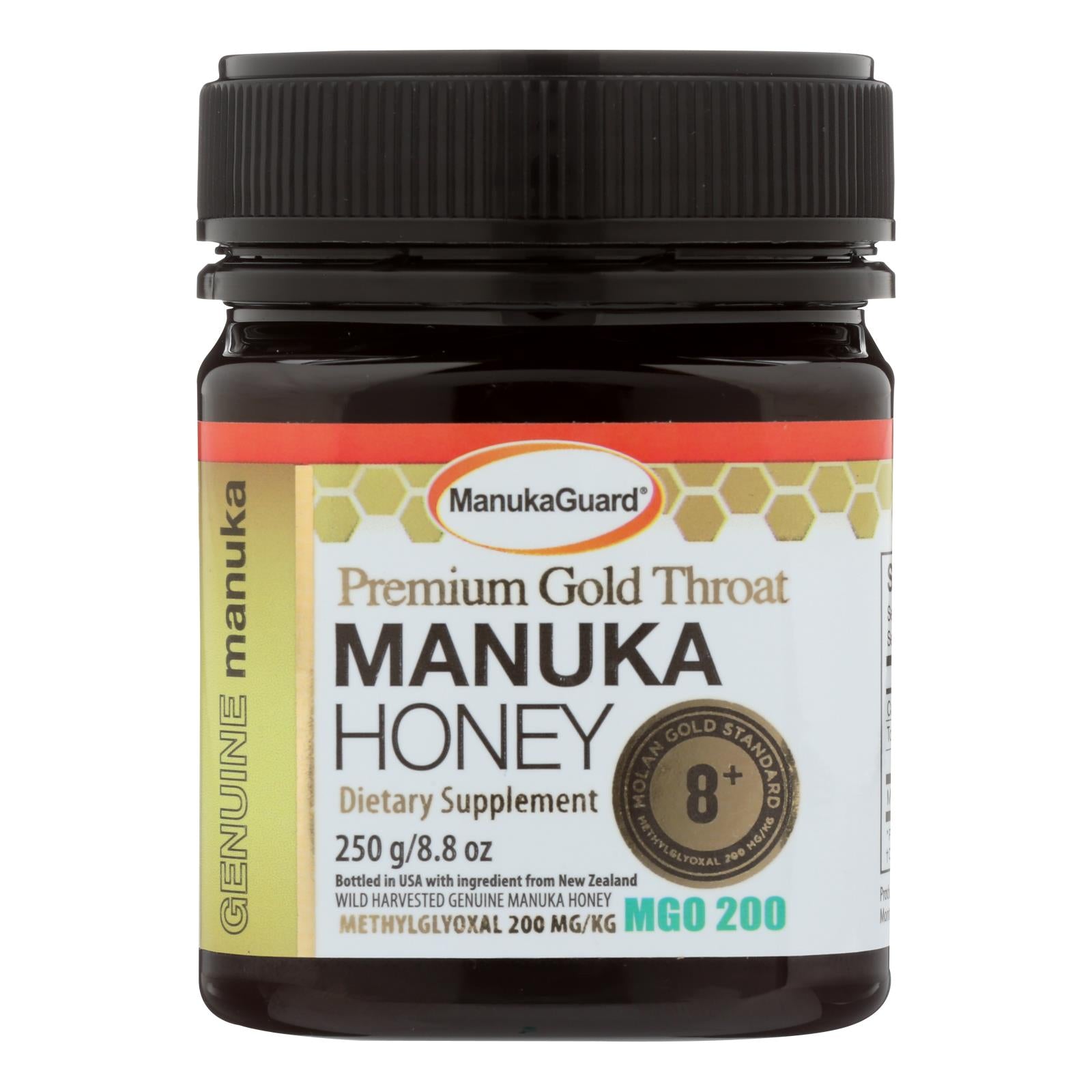Manukaguard - Manuka Honey Prem Gold 8+ - 8.8 Oz