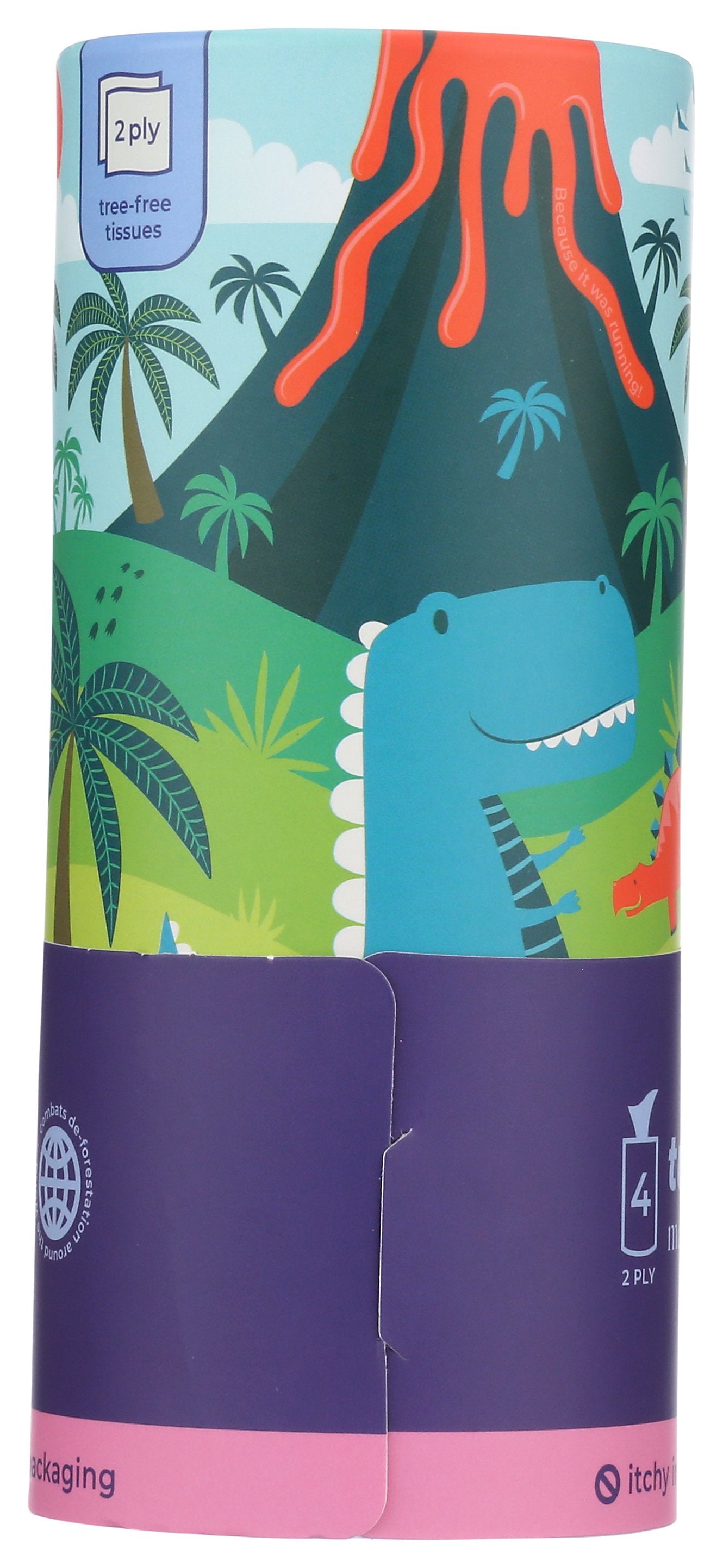 BIM BAM BOO TISSUES FACIAL TUBE 4PK - Case of 12