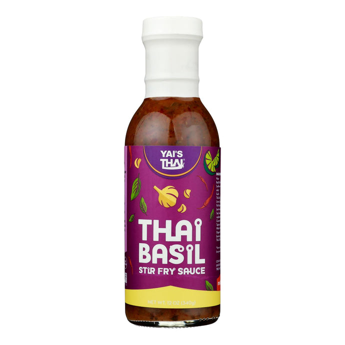 Yai's Thai - Sauce Thai Basil - Case Of 6-12 Fz