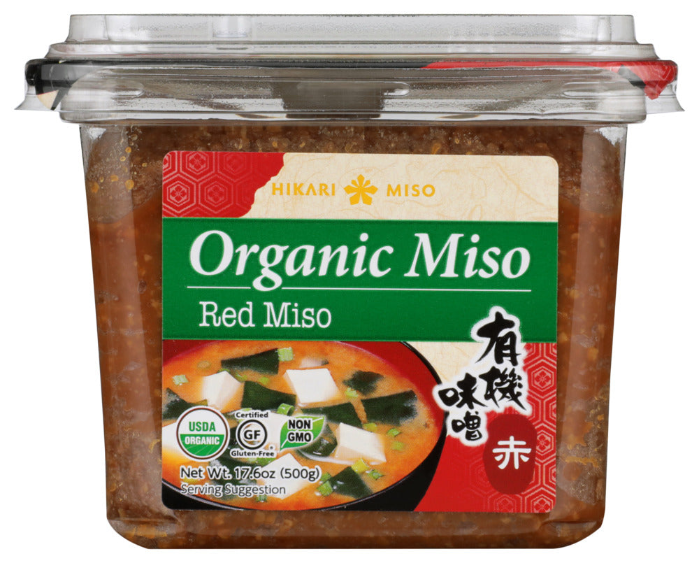 Hikari Miso Organic Red Miso 17.6 oz - Case of 8