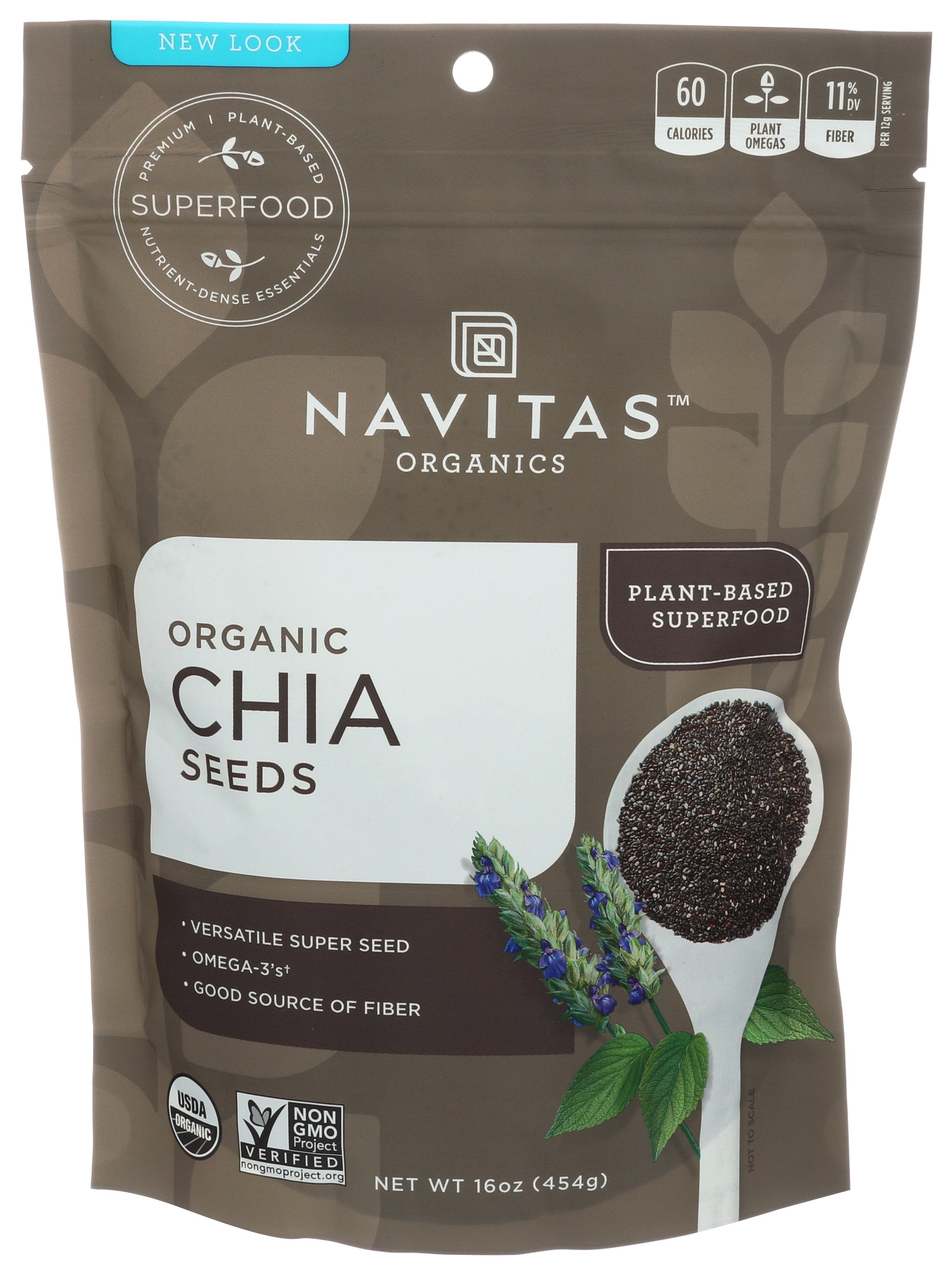 NAVITAS SEED CHIA ORG [CHIA SEEDS - 16 OZ]