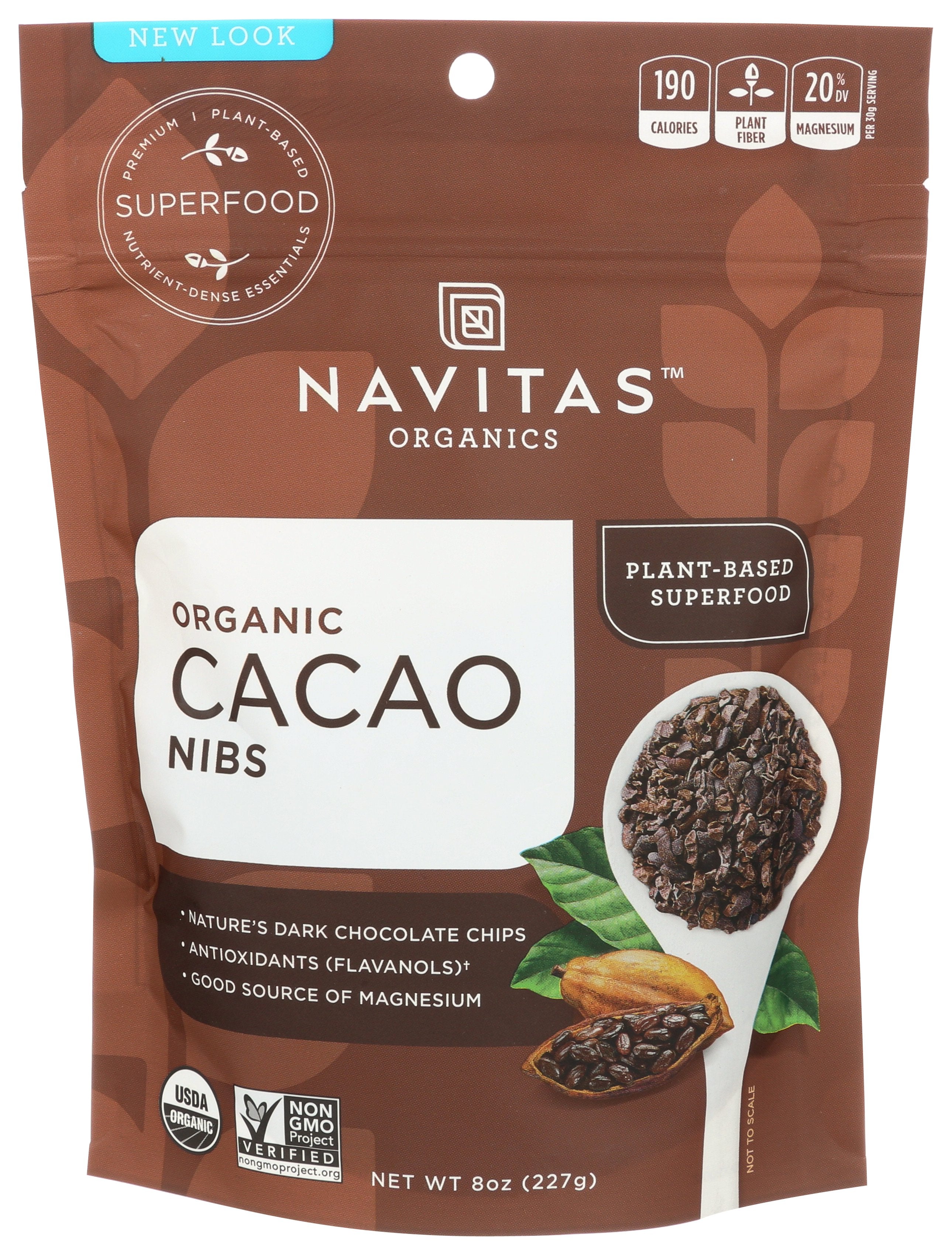 NAVITAS CACAO NIBS ORG [CACAO NIBS - 8 OZ]