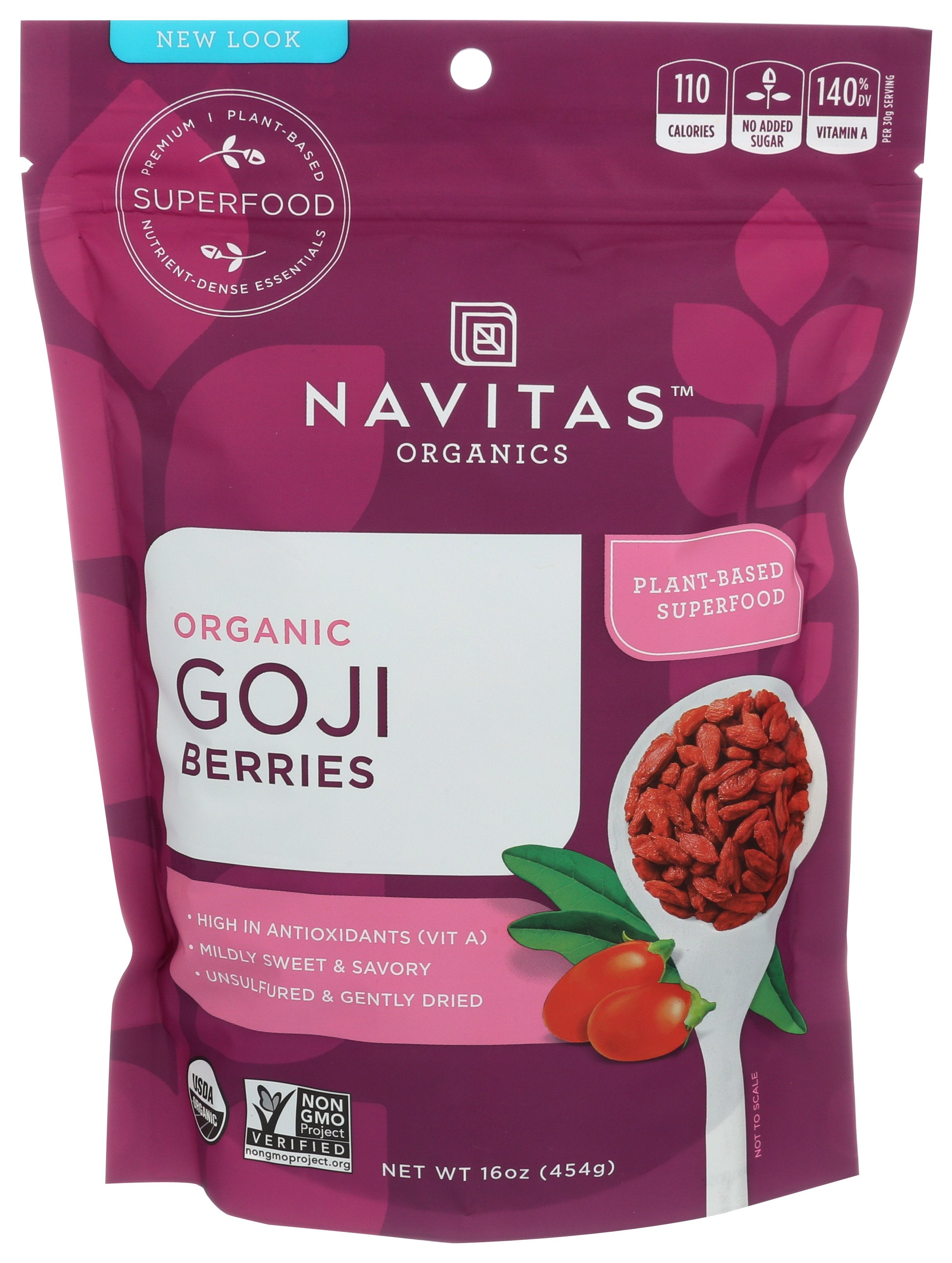 NAVITAS GOJI BERRY ORG [GOJI BERRIES - 16 OZ]