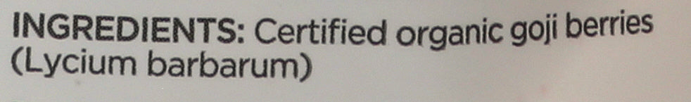 NAVITAS GOJI BERRY ORG - Case of 12 [GOJI BERRIES - 4 OZ]