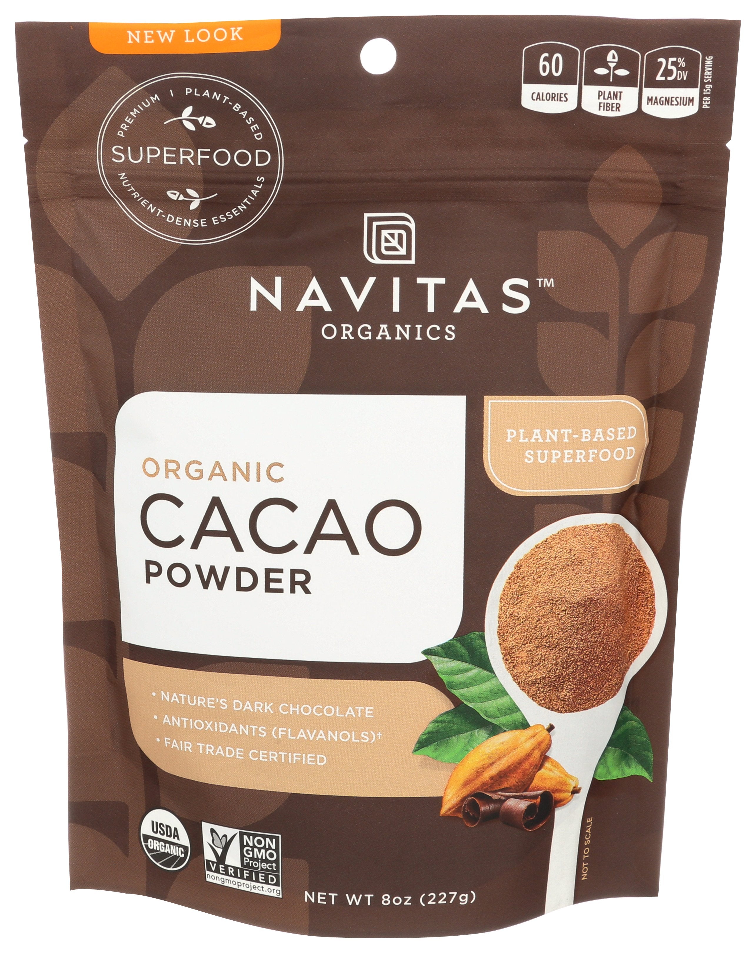 NAVITAS CACAO POWDER ORG [CACAO POWDER - 8 OZ]
