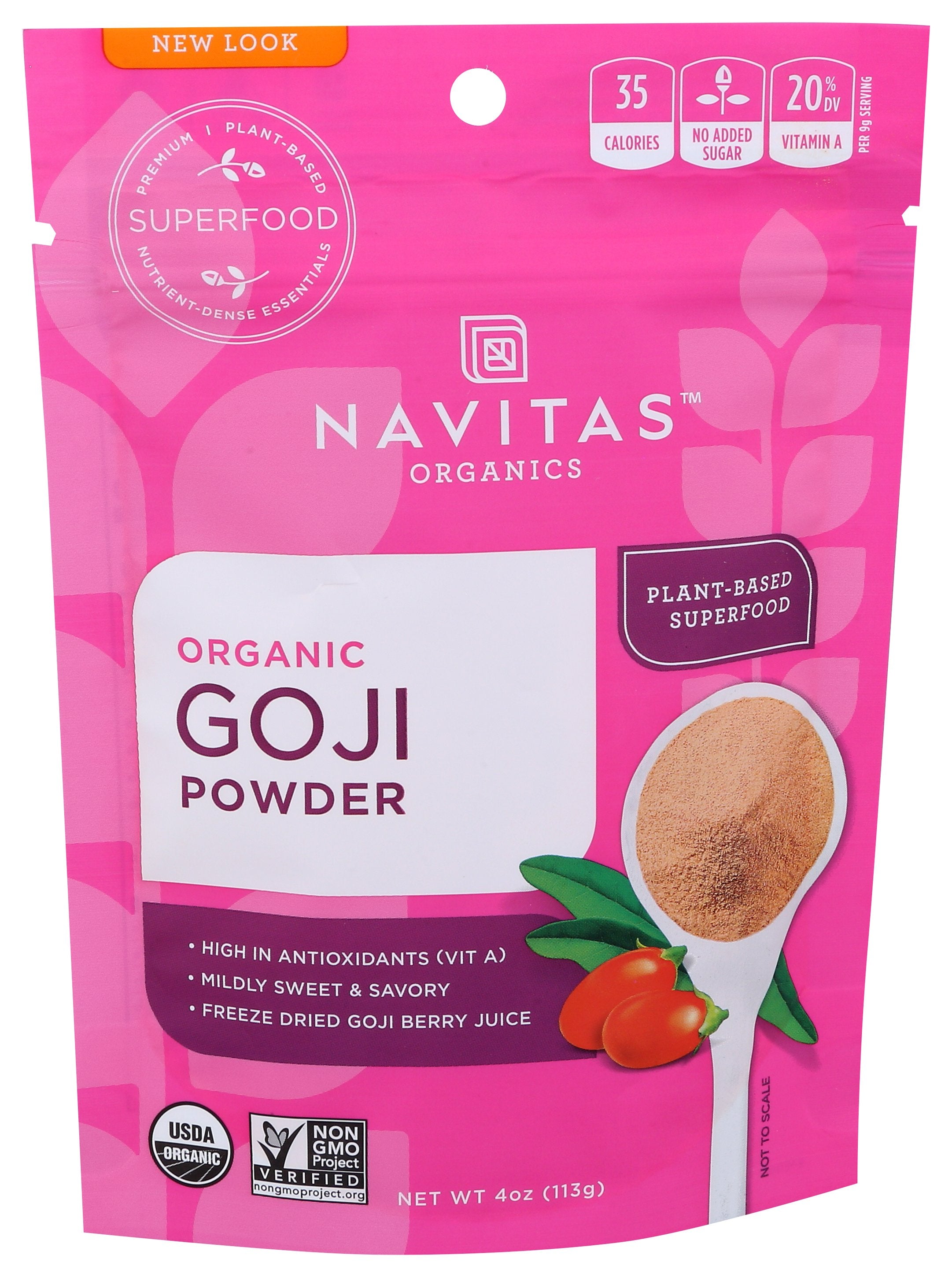 NAVITAS GOJI POWDER ORG - Case of 6