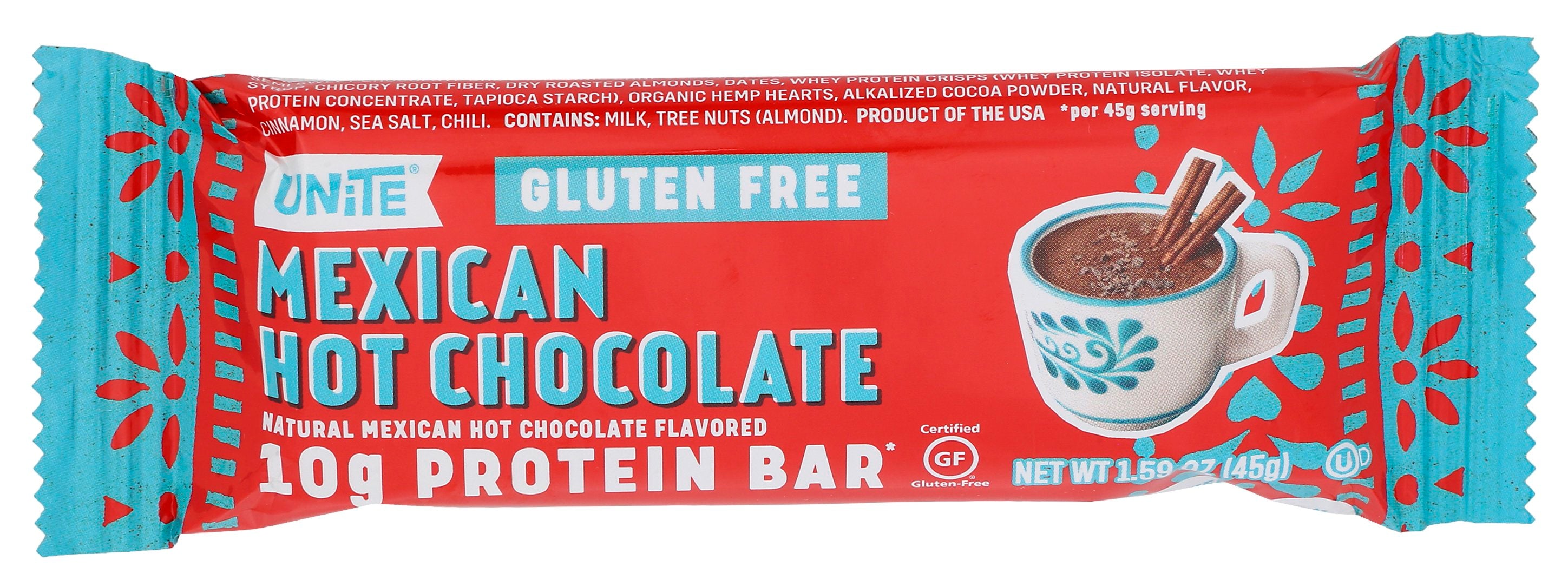 UNITE BAR PROTEIN MEX HOT CHOCO - Case of 12
