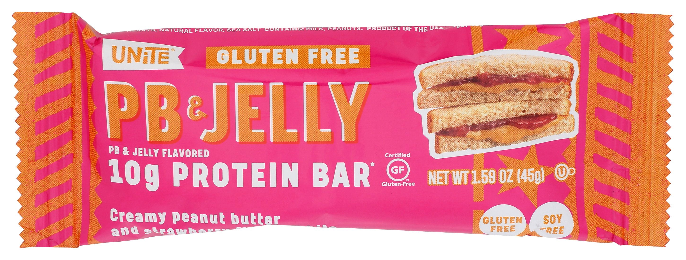 UNITE BAR PROTEIN PB JELLY - Case of 12