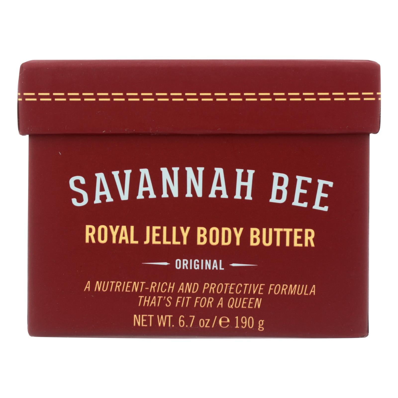 Savannah Bee - Royal Jelly Orig Body Btr - EA of 1-6.7 OZ