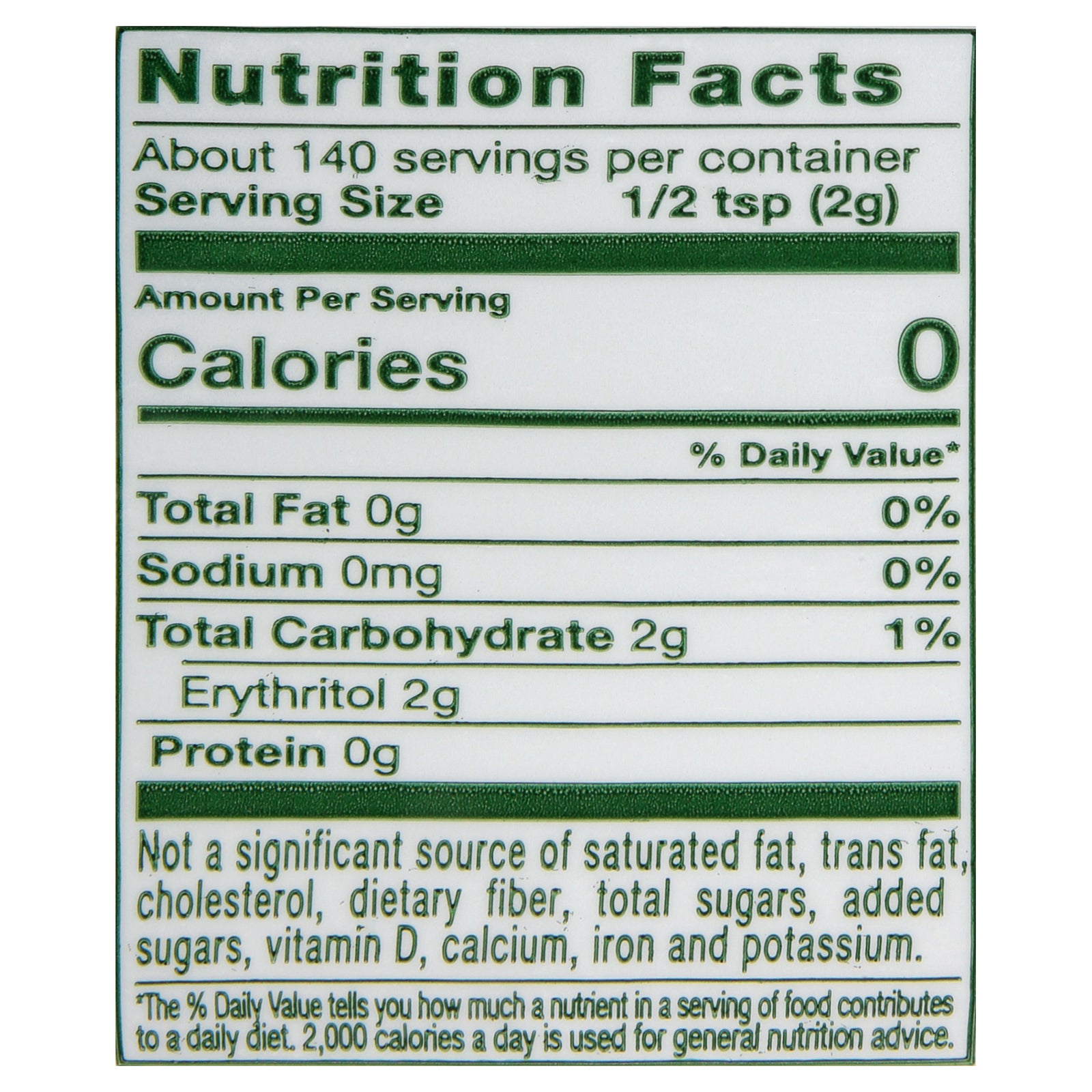 Whole Earth Sweetener Co - Sweetener Monkfrt Stevia - Case Of 8-9.8 Oz