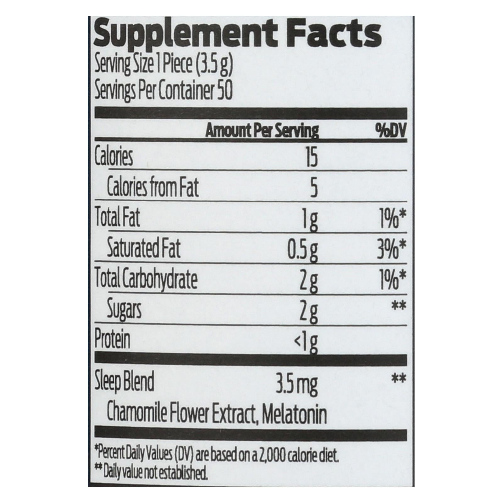 Good Day Chocolate - Chocolate Kid's Sleep - 1 Each - 50 CT
