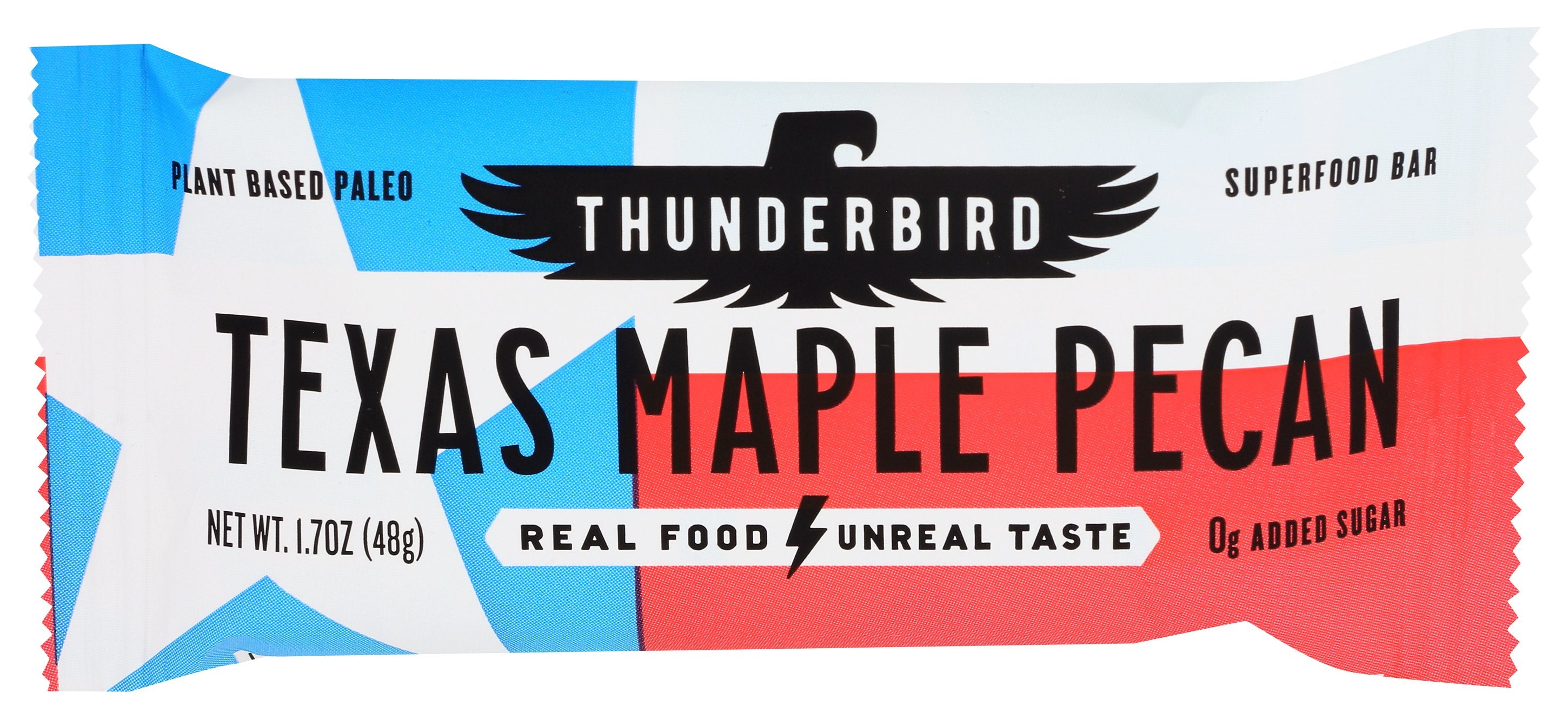 THUNDERBIRD ENERGETICA BAR TEXAS MAPLE PECAN - Case of 12