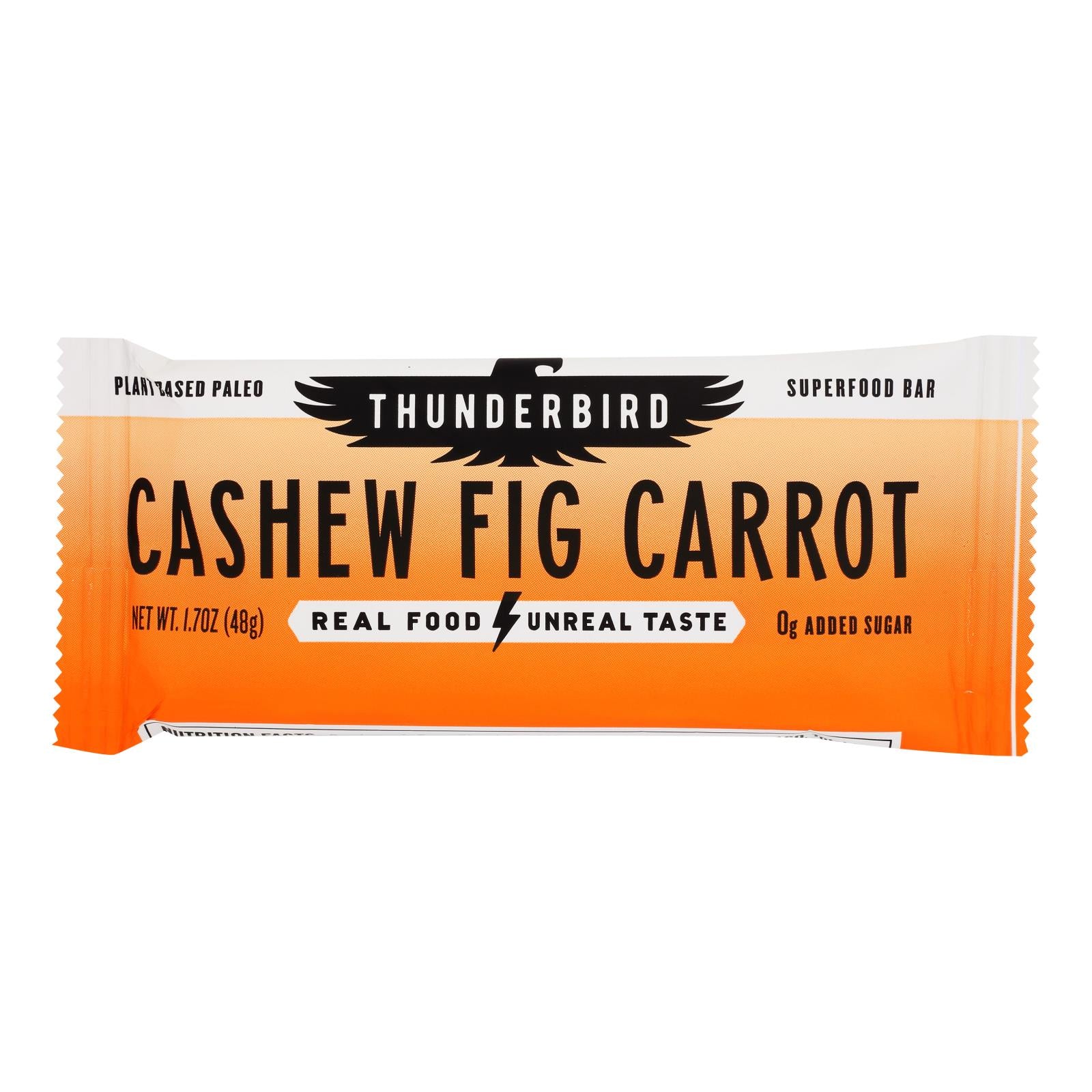 Thunderbird - Bar Cashew Fig Carrot - Case Of 12-1.7 Oz