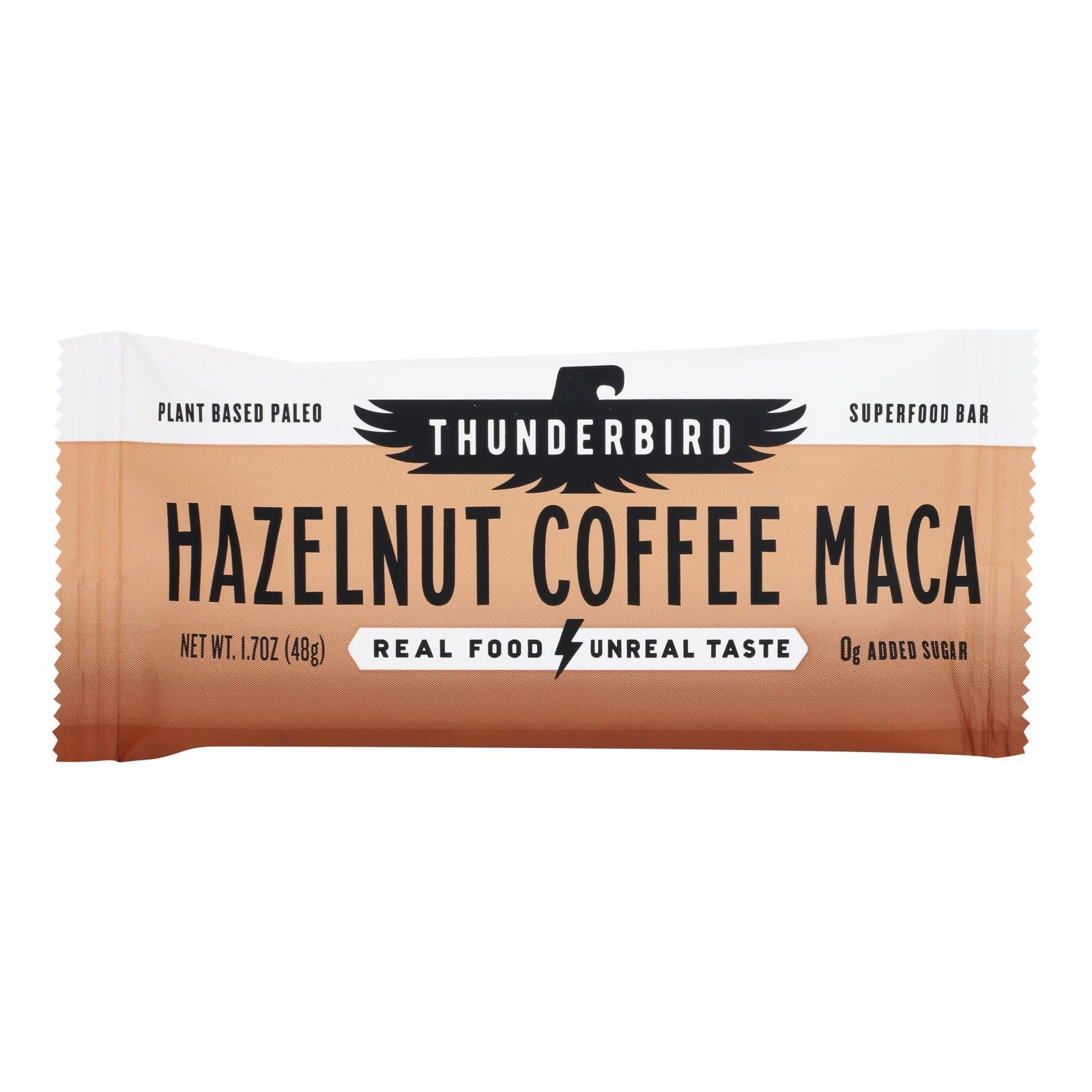 Thunderbird - Bar Hazlnt Coffee Maca - Case Of 12-1.7 Oz