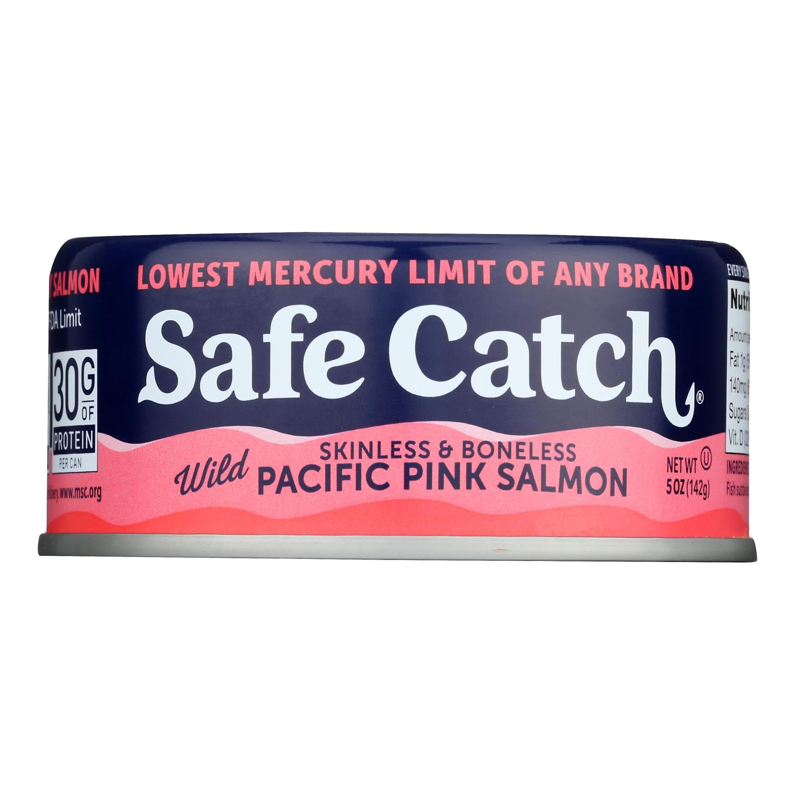 Safe Catch - Salmon Pink Wild - Case Of 6 - 5 Oz