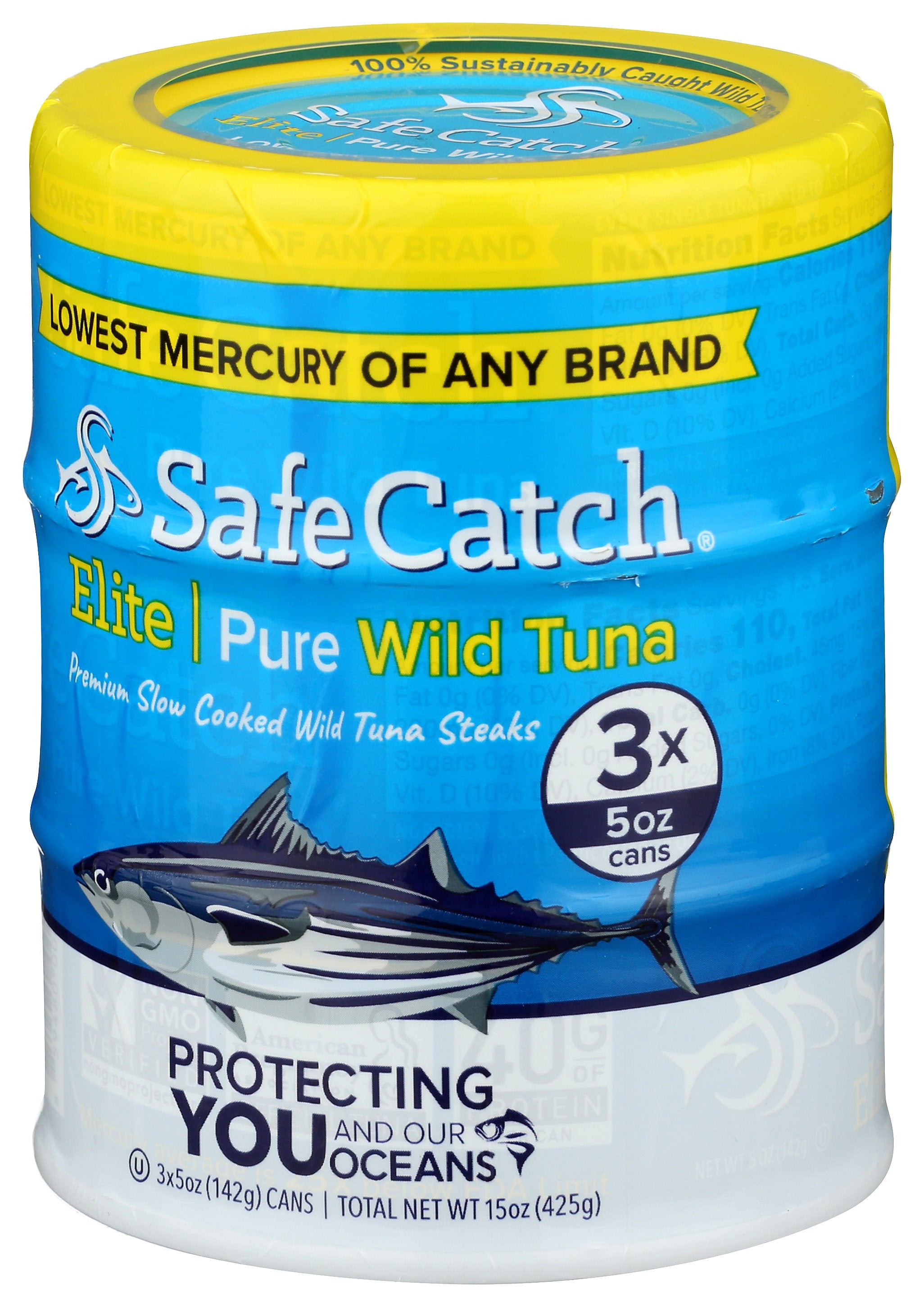 SAFECATCH TUNA ELITE PURE 3 CANS - Case of 6