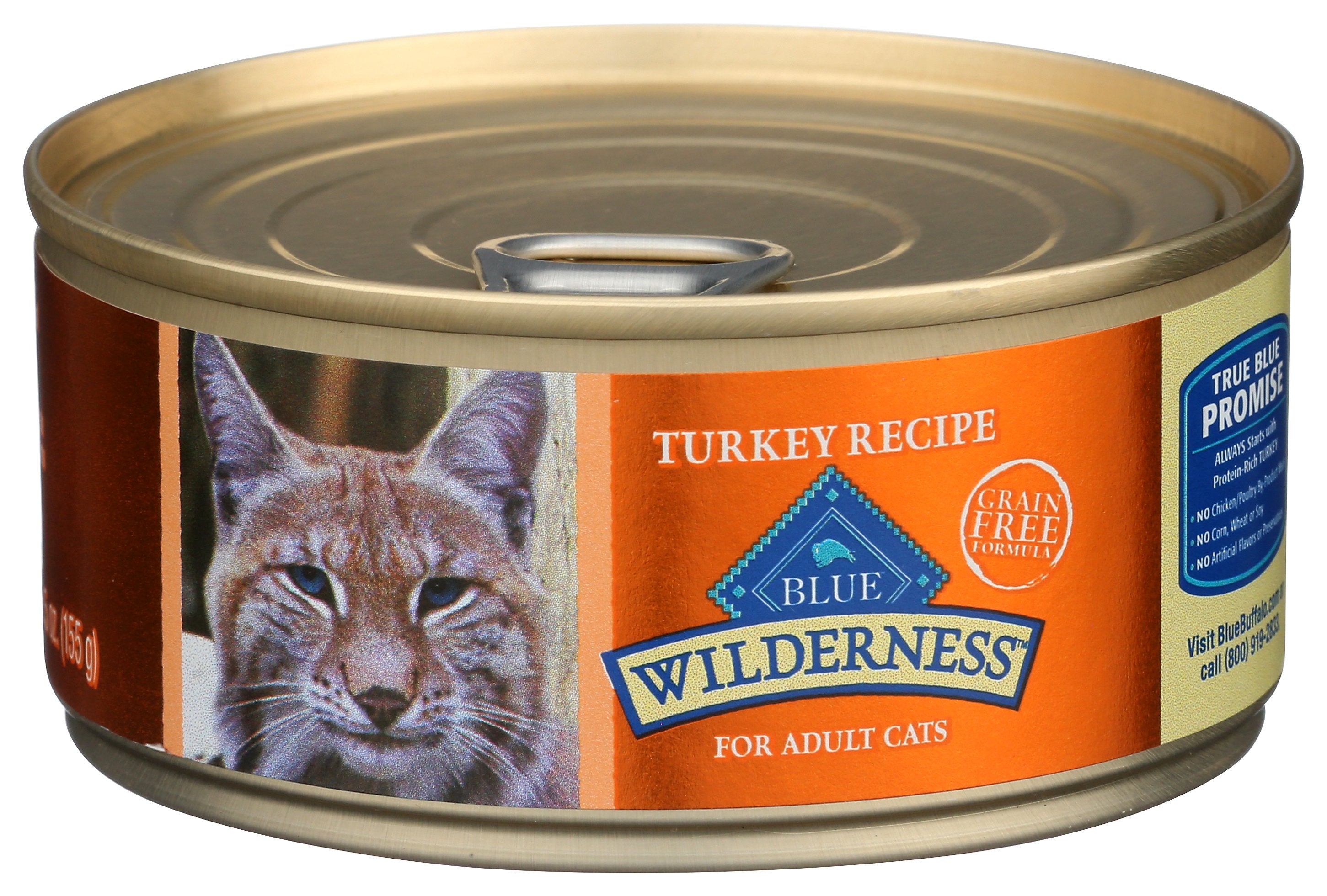 BLUE BUFFALO FOOD CAT TURKEY - Case of 24