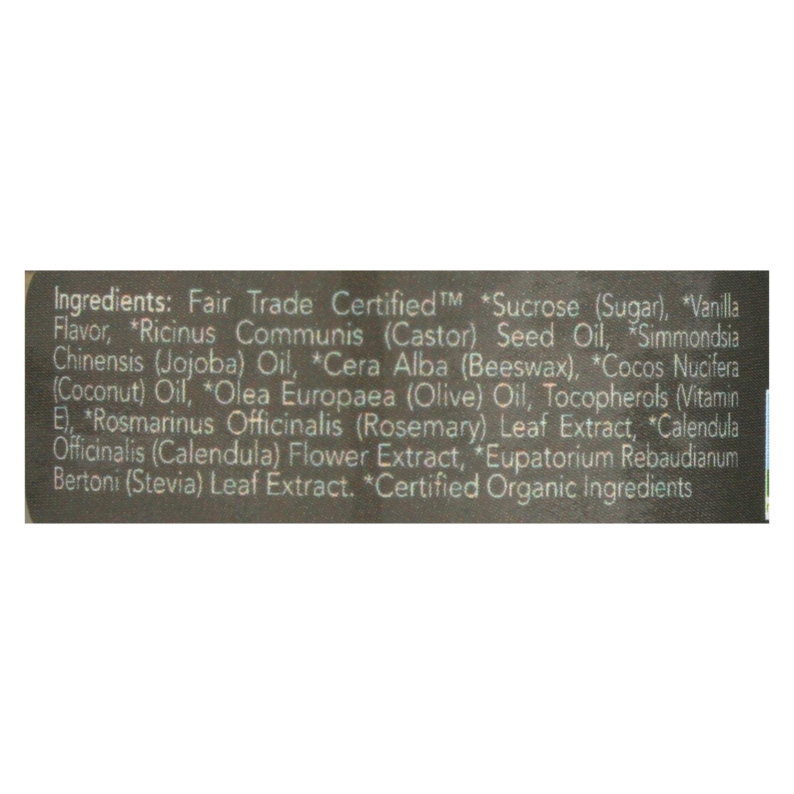 Ecolips Organic Lip Scrub - Vanilla Bean - Case Of 6 - 0.5 Oz.