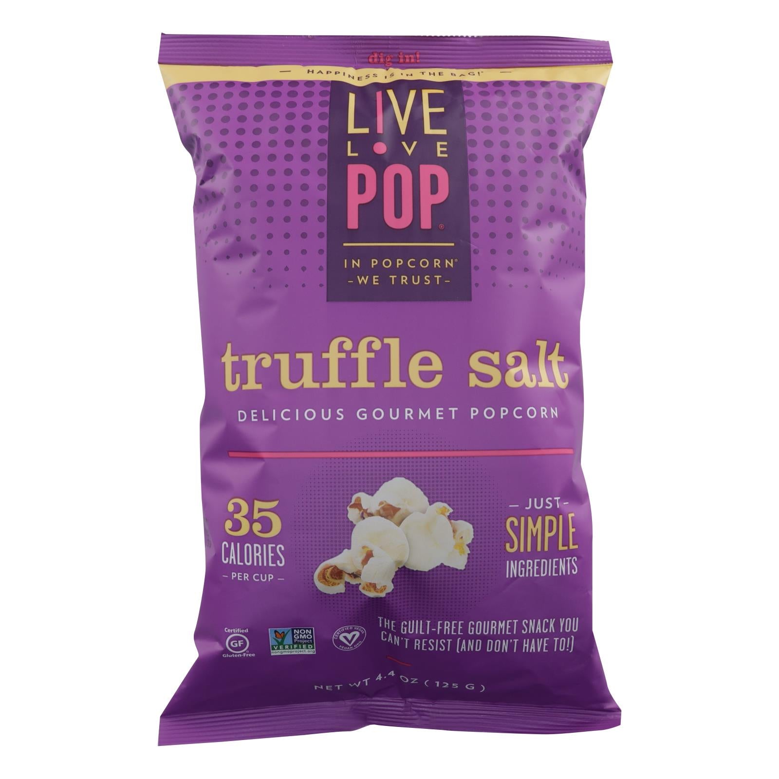 Live Love Pop Delicious Gourmet Popcorn - Case Of 12 - 4.4 Oz