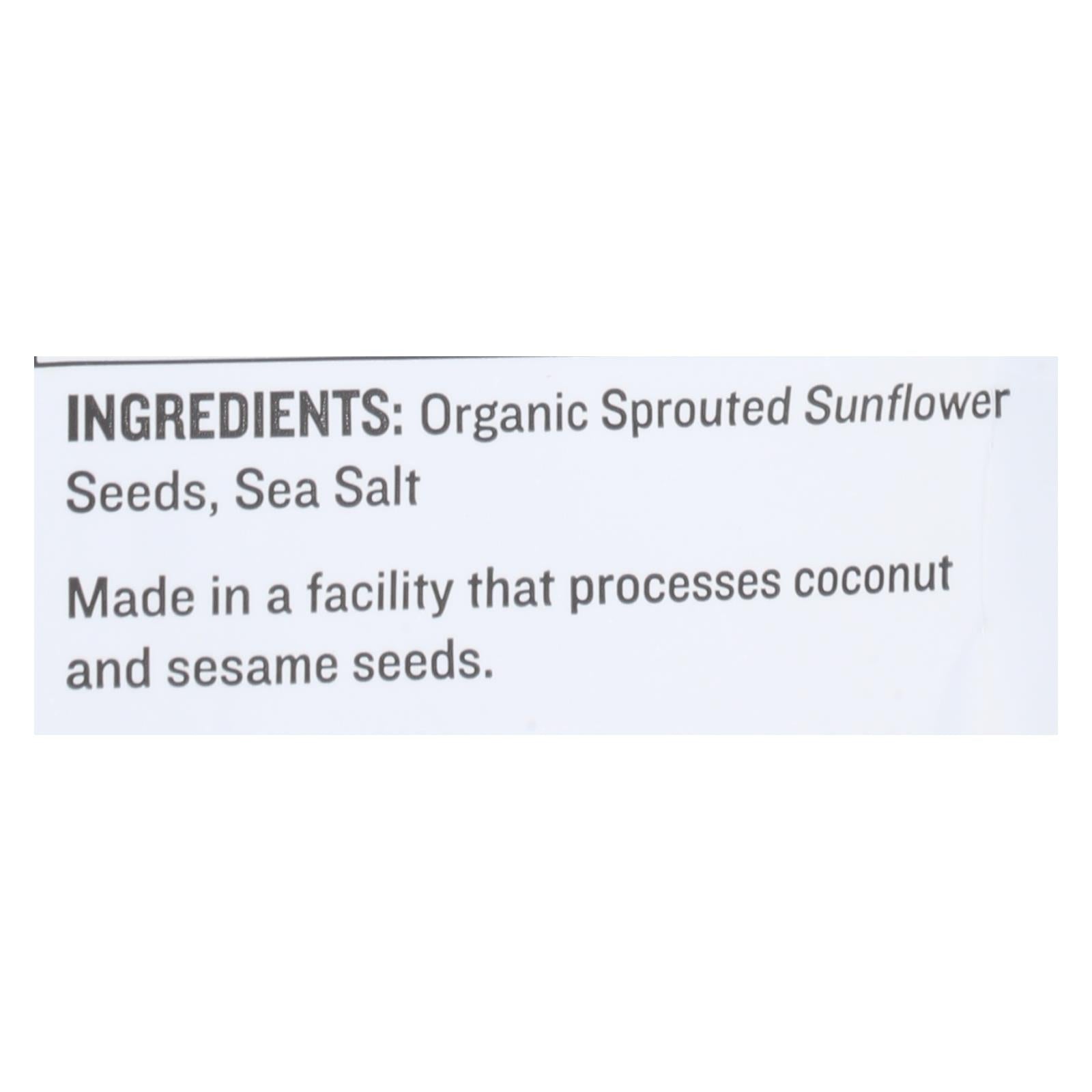 Go Raw Sprouted Seeds, Sunflower With Celtic Sea Salt  - Case Of 6 - 14 Oz