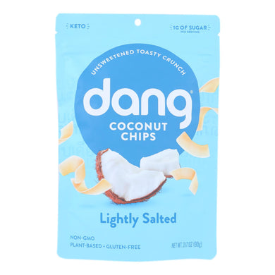 Dang - Toasted Coconut Chips - Lightly Salted - Case Of 12 - 3.17 Oz.