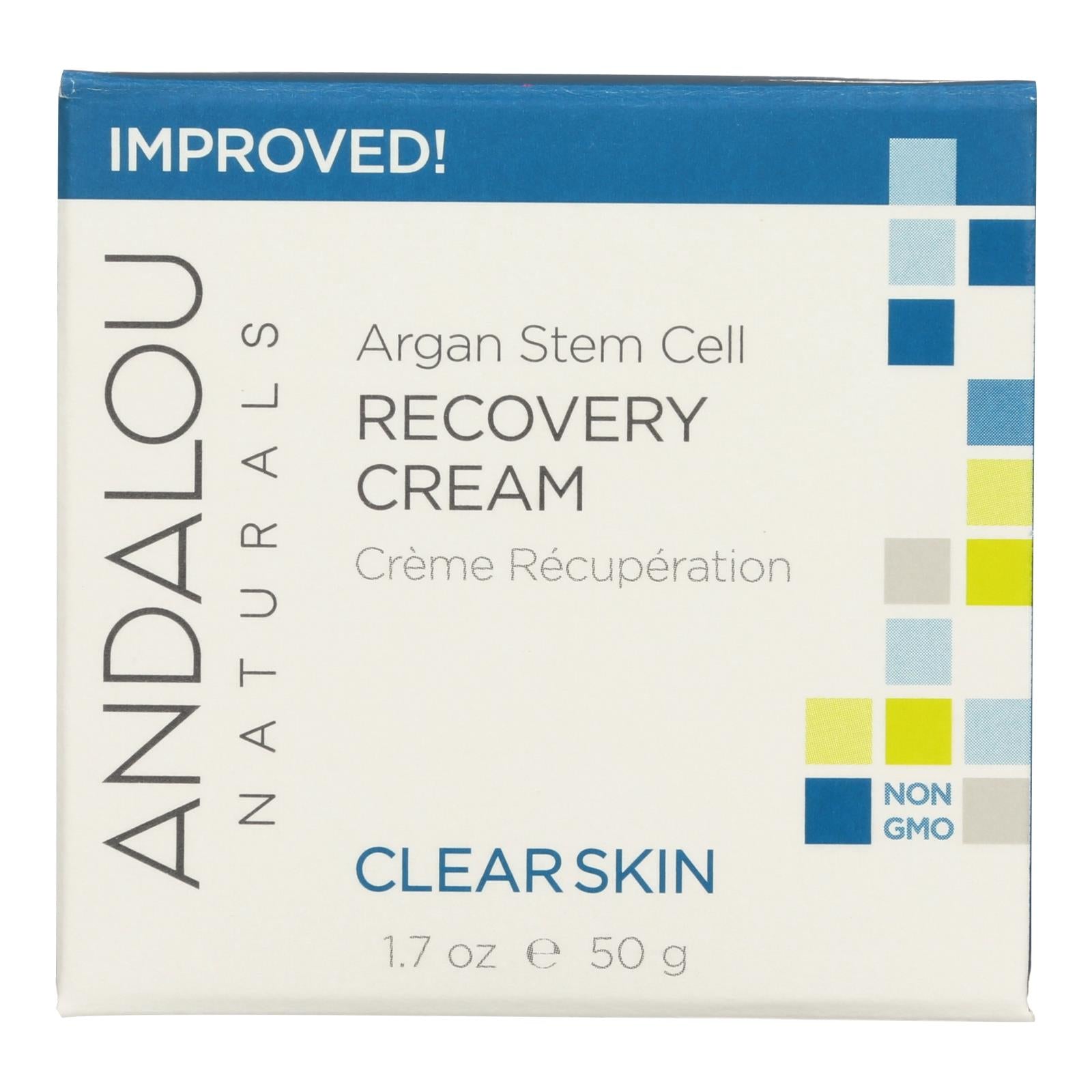 Andalou Naturals Clarifying Clear Overnight Recovery Cream - 1.7 Fl Oz