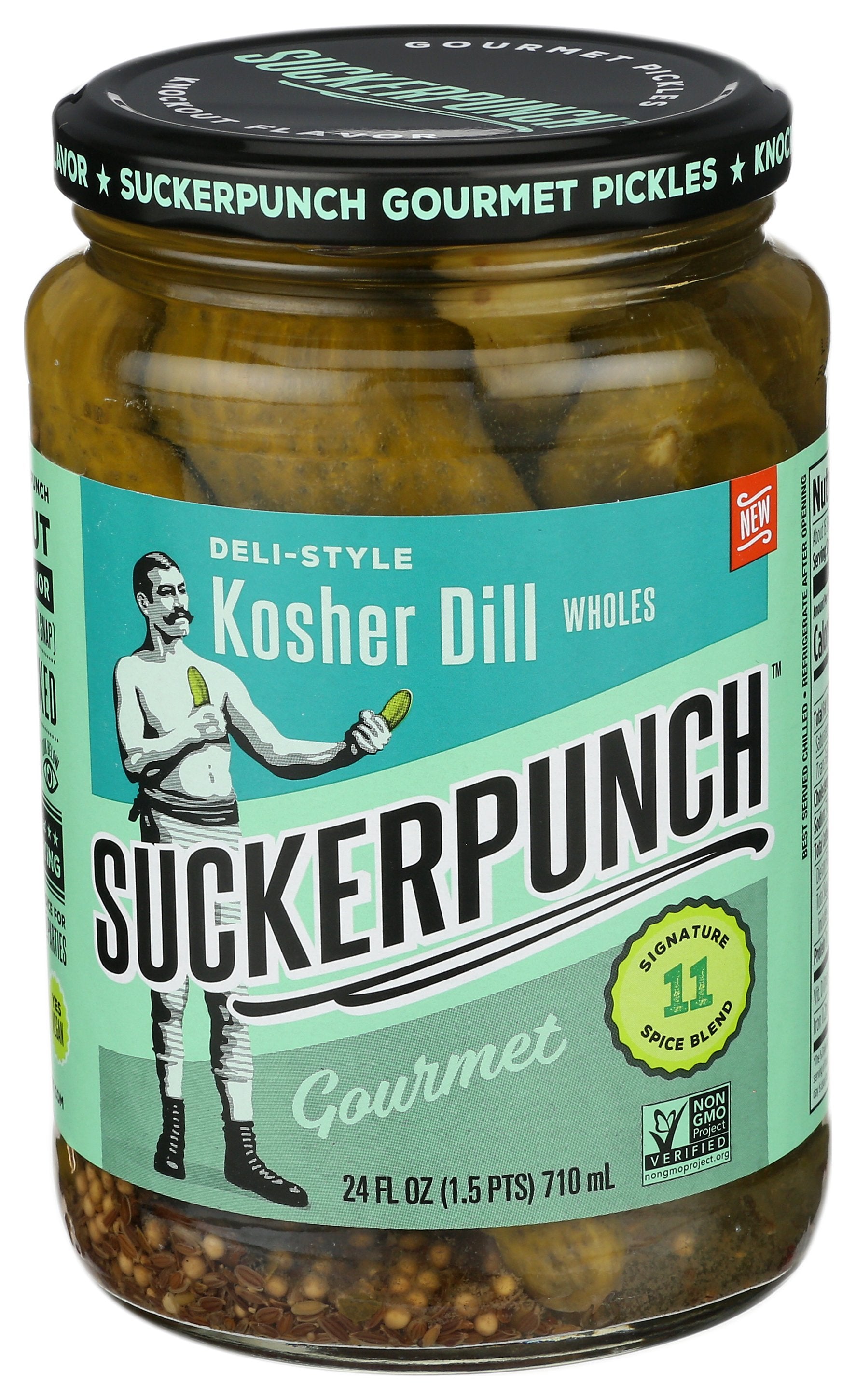 SUCKERPUNCH PICKLES WHOLE DELI - Case of 6