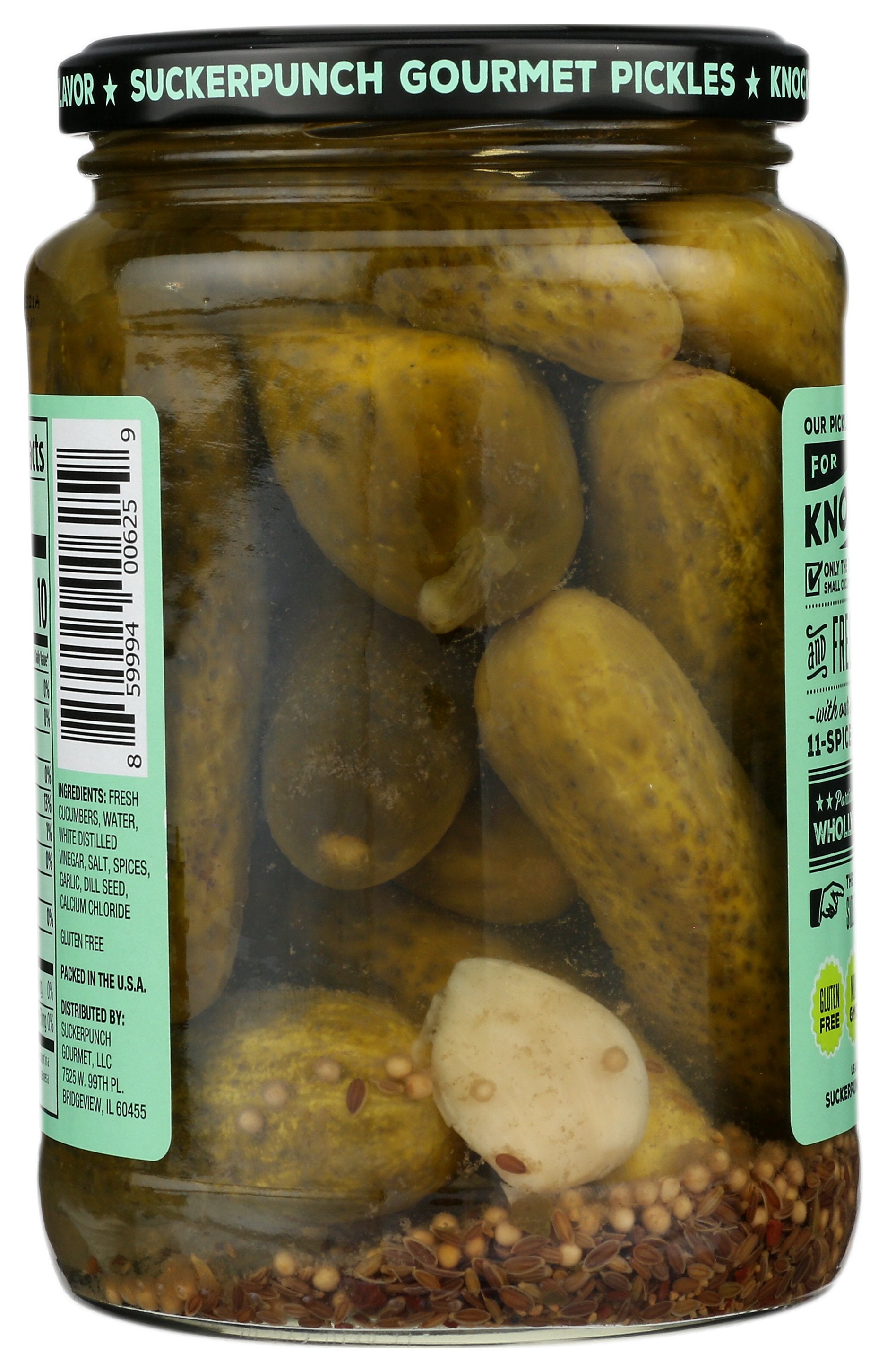 SUCKERPUNCH PICKLES WHOLE DELI - Case of 6