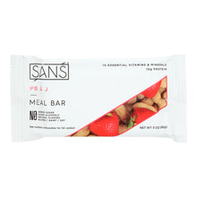 Load image into Gallery viewer, Sans - Meal Bar Pb&amp;j - Case Of 12-3 Oz