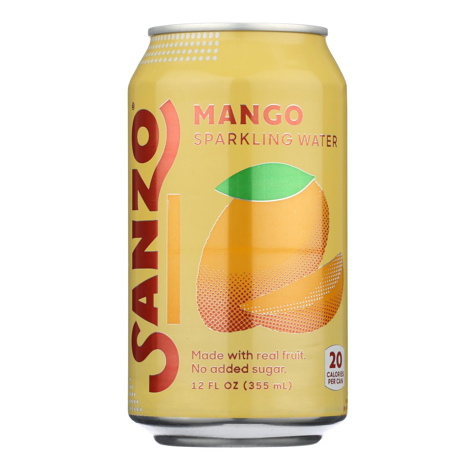 Sanzo - Sparkling Water Alphonso Mango - Case Of 12-12 Fz