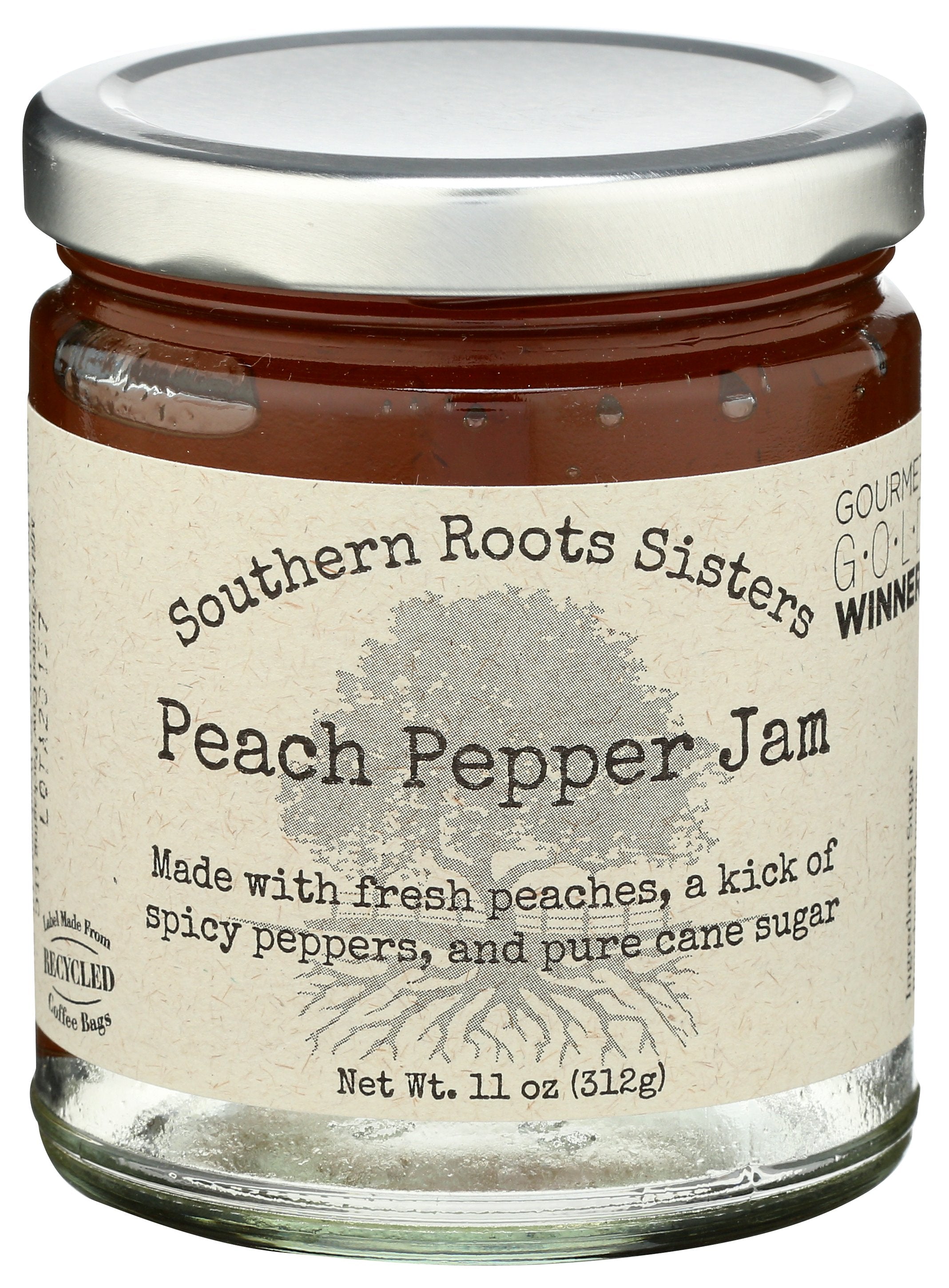 SOUTHERN ROOTS SISTERS JAM PEACH PEPPER - Case of 6