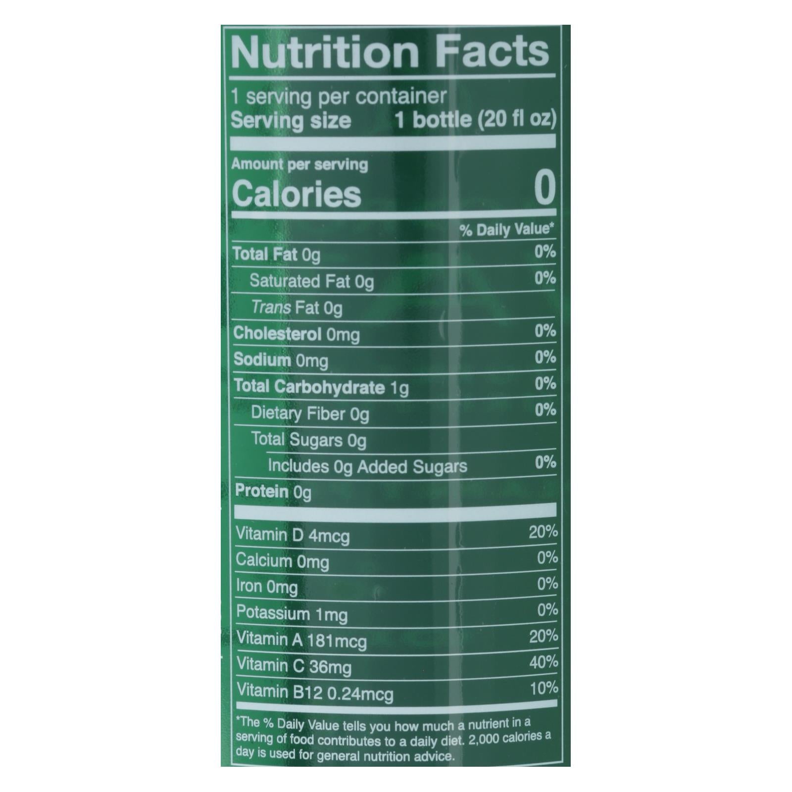 Chlorophyll Water - Water Chlorophyll - Case of 12-16.9 FZ