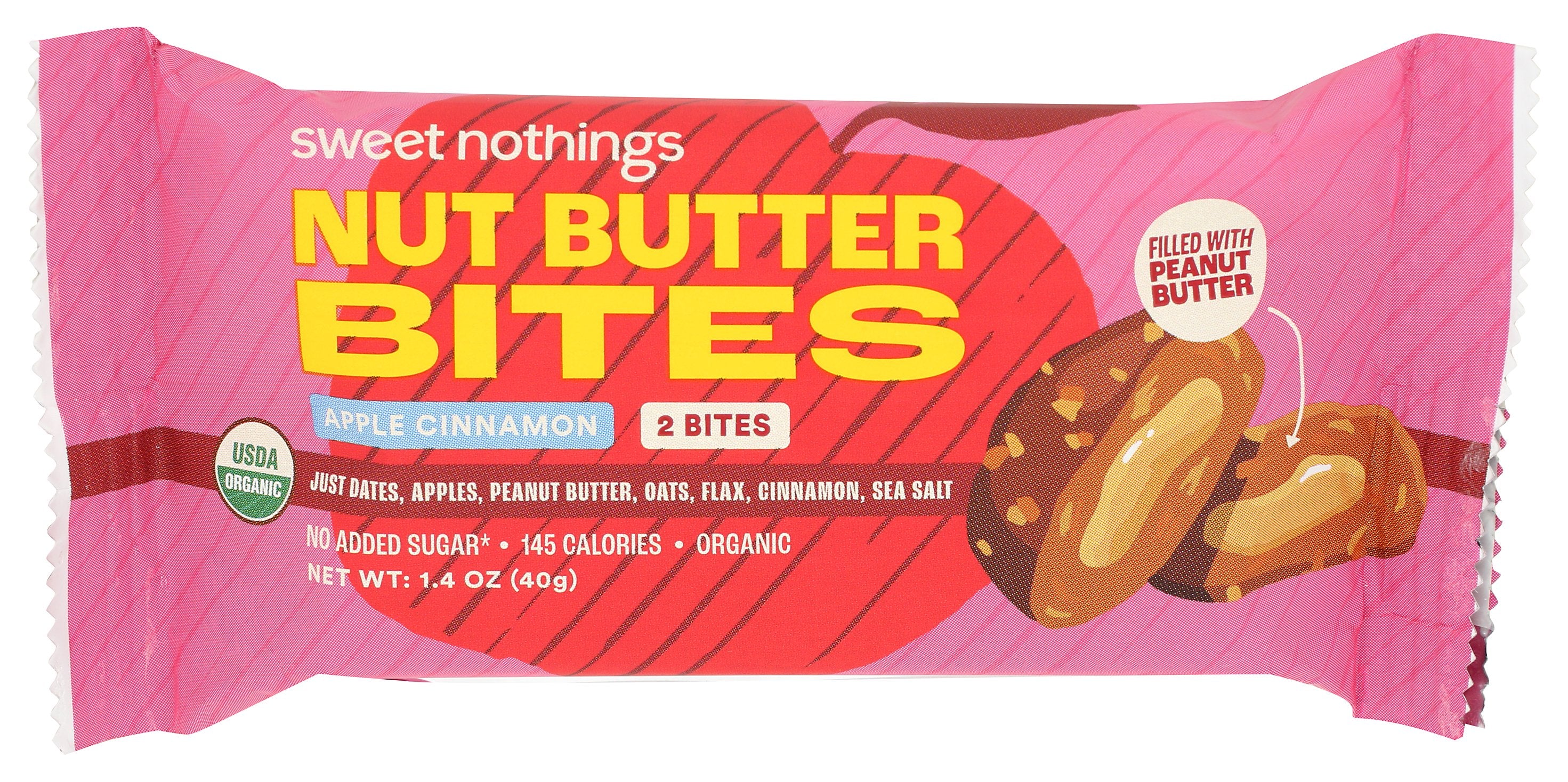 SWEET NOTHINGS BARS NUT APPLE CINN PB - Case of 12