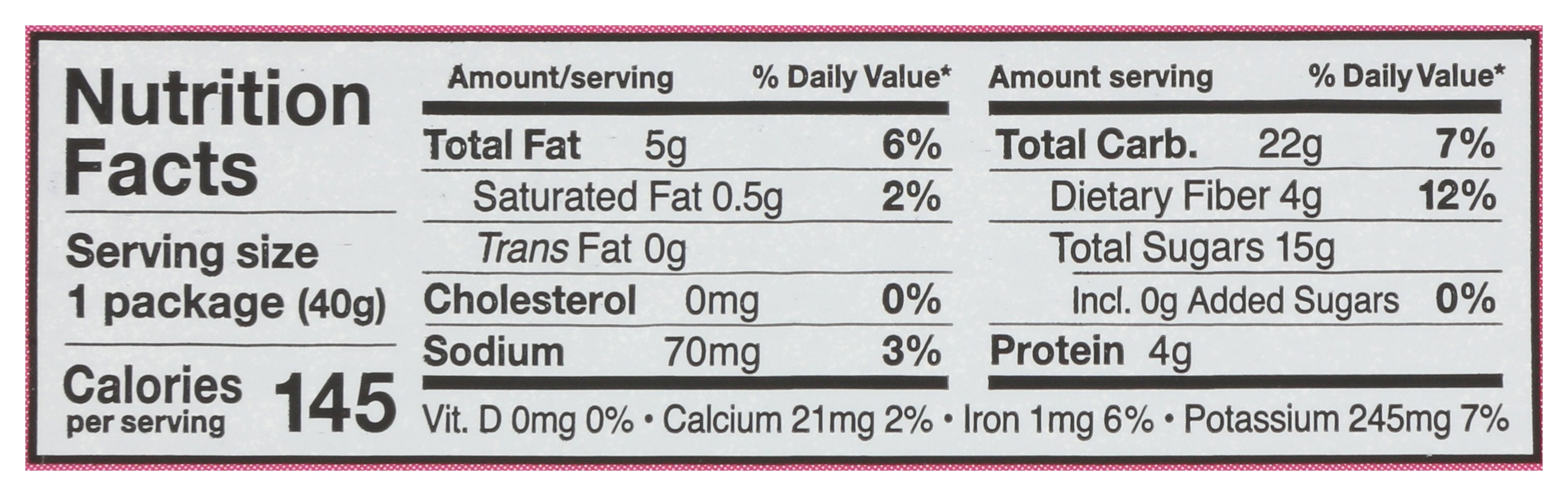 SWEET NOTHINGS BARS NUT APPLE CINN PB - Case of 12