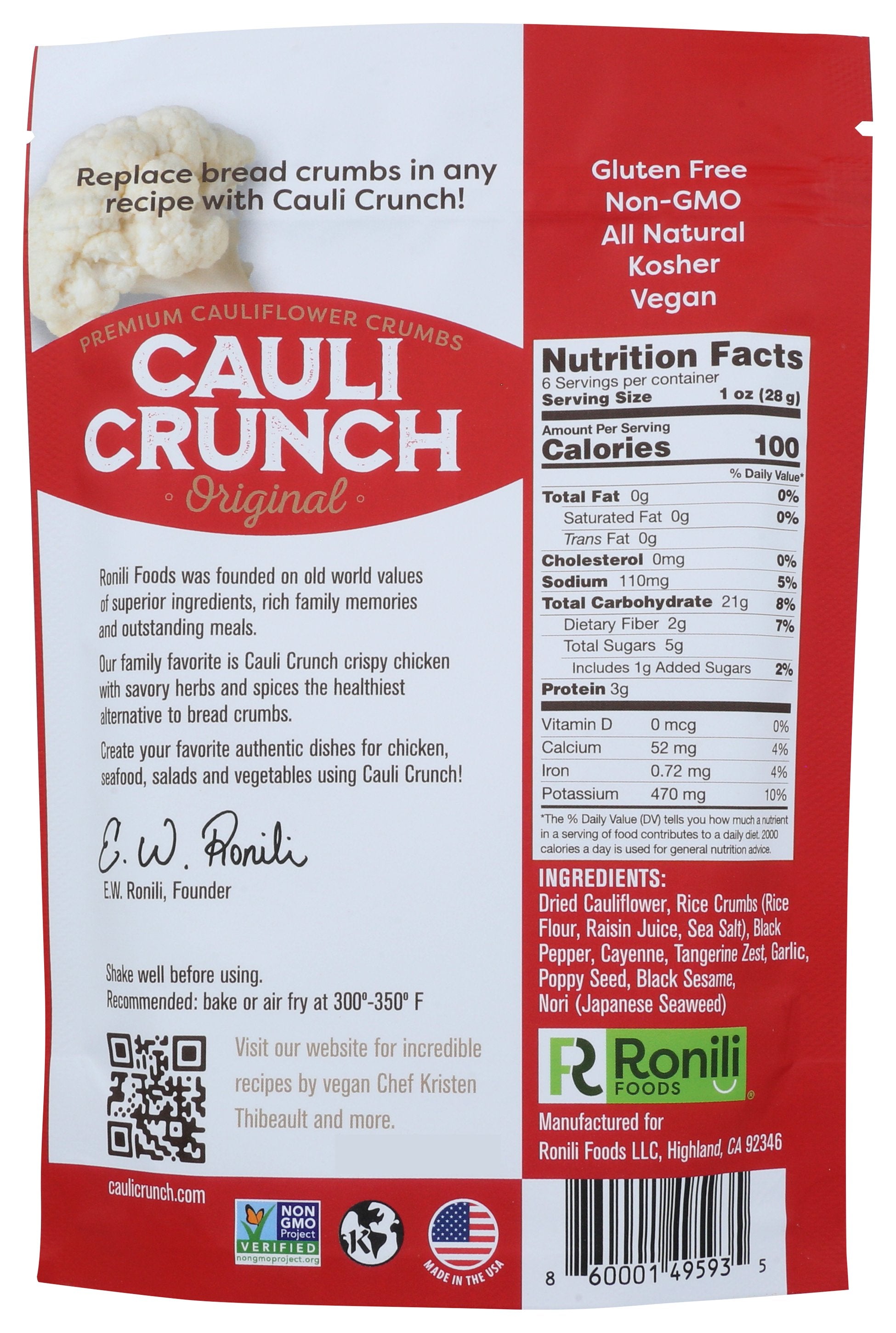 CAULI CRUNCH BREADING CAULI 7 SPICE - Case of 6