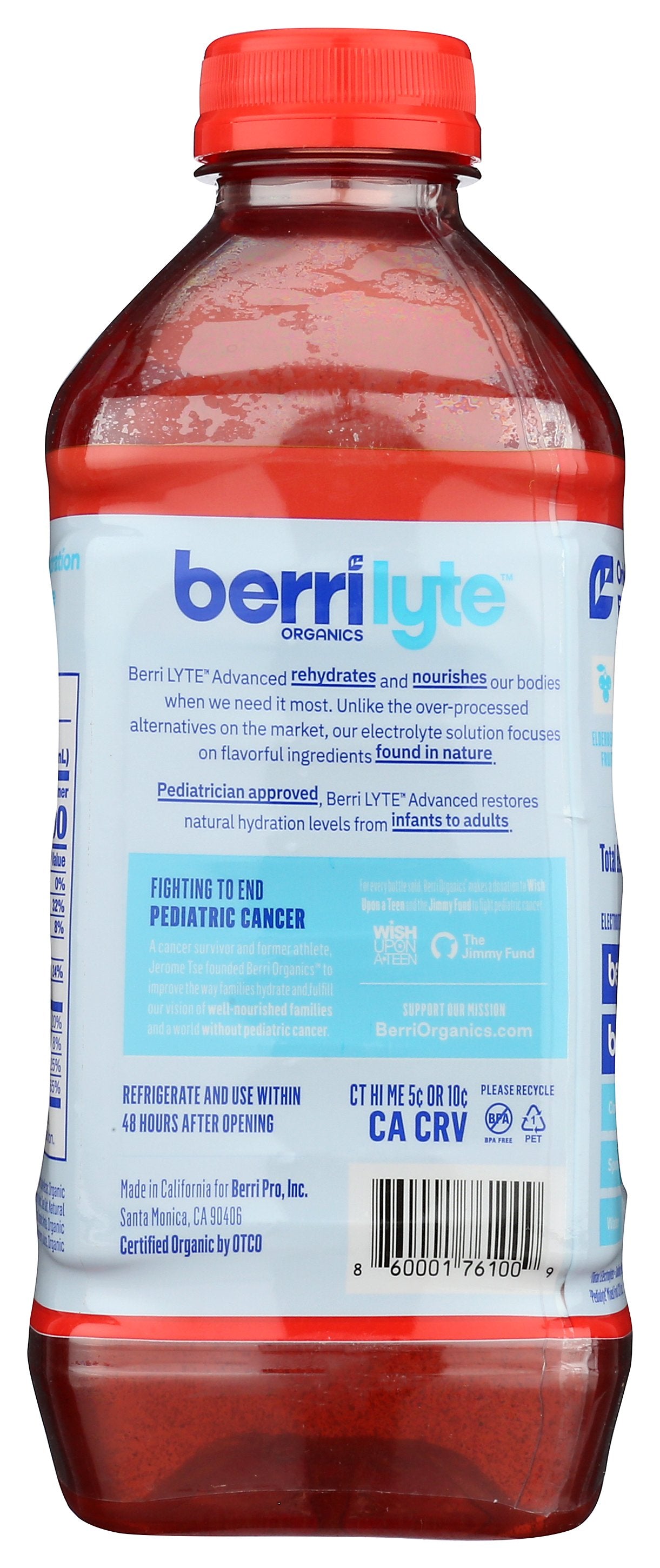 BERRI LYTE ELECTROLYTE STRWBRRY ADV - Case of 6