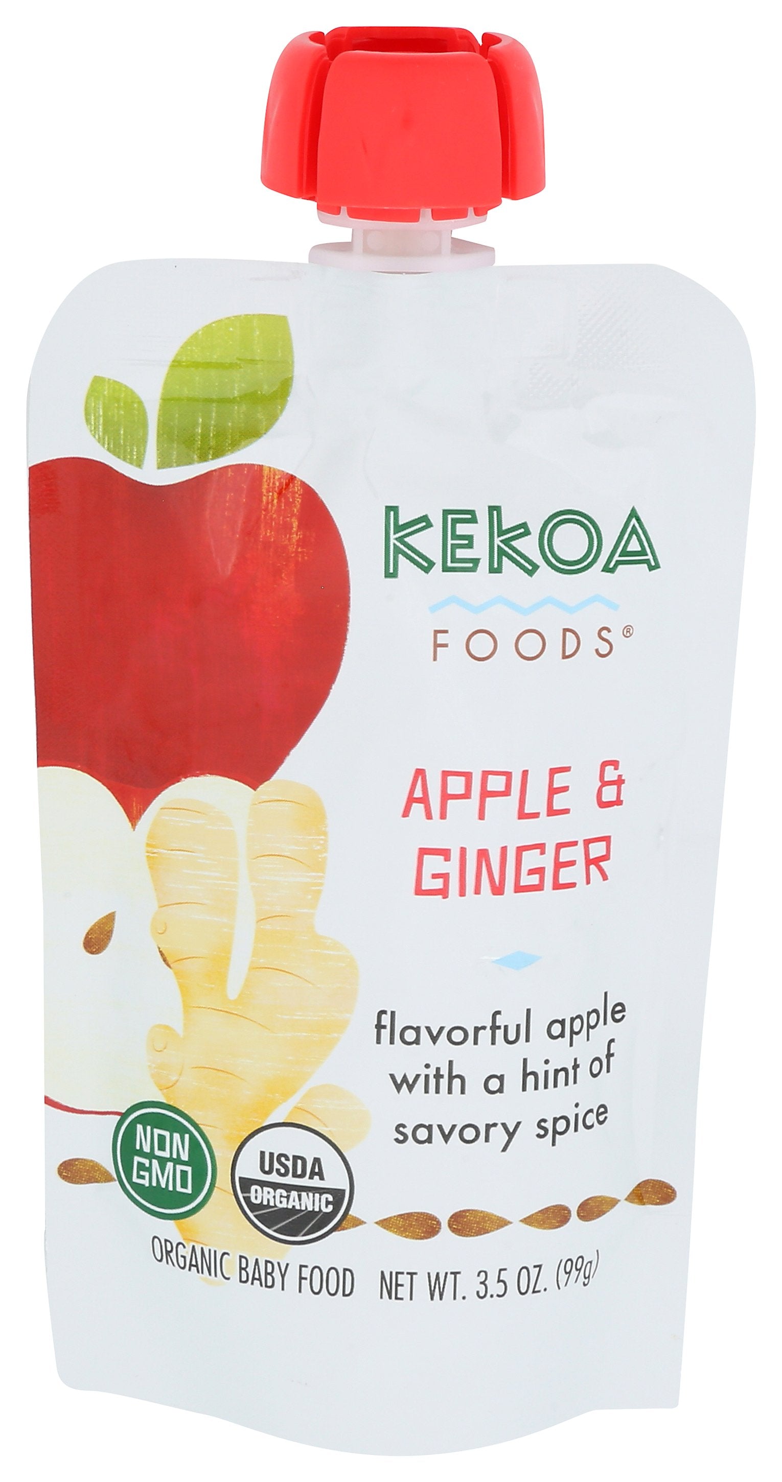 KEKOA FOOD BABY APPLE & GINGER - Case of 6