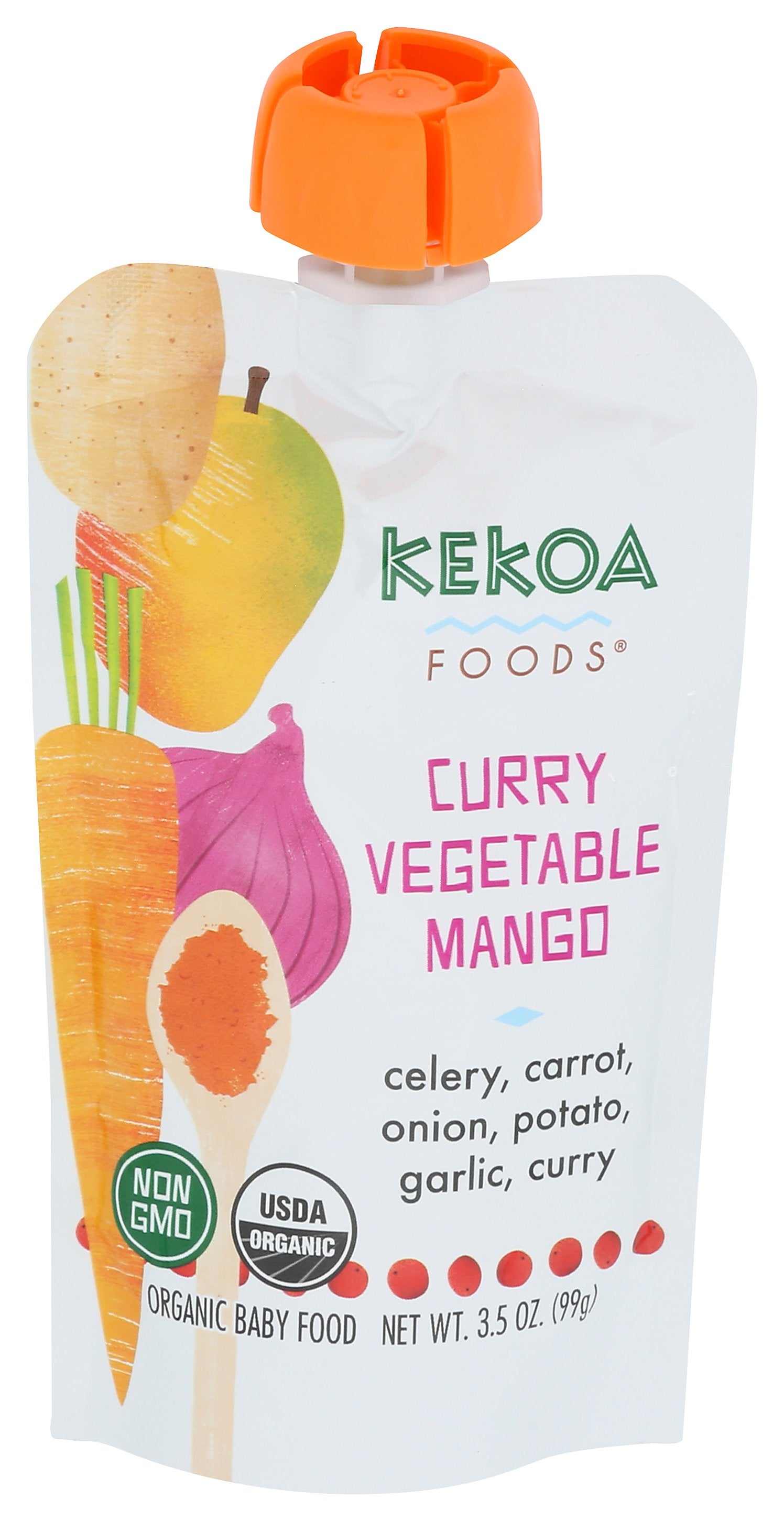 KEKOA FOOD BABY CURRY VEG MNGO - Case of 6