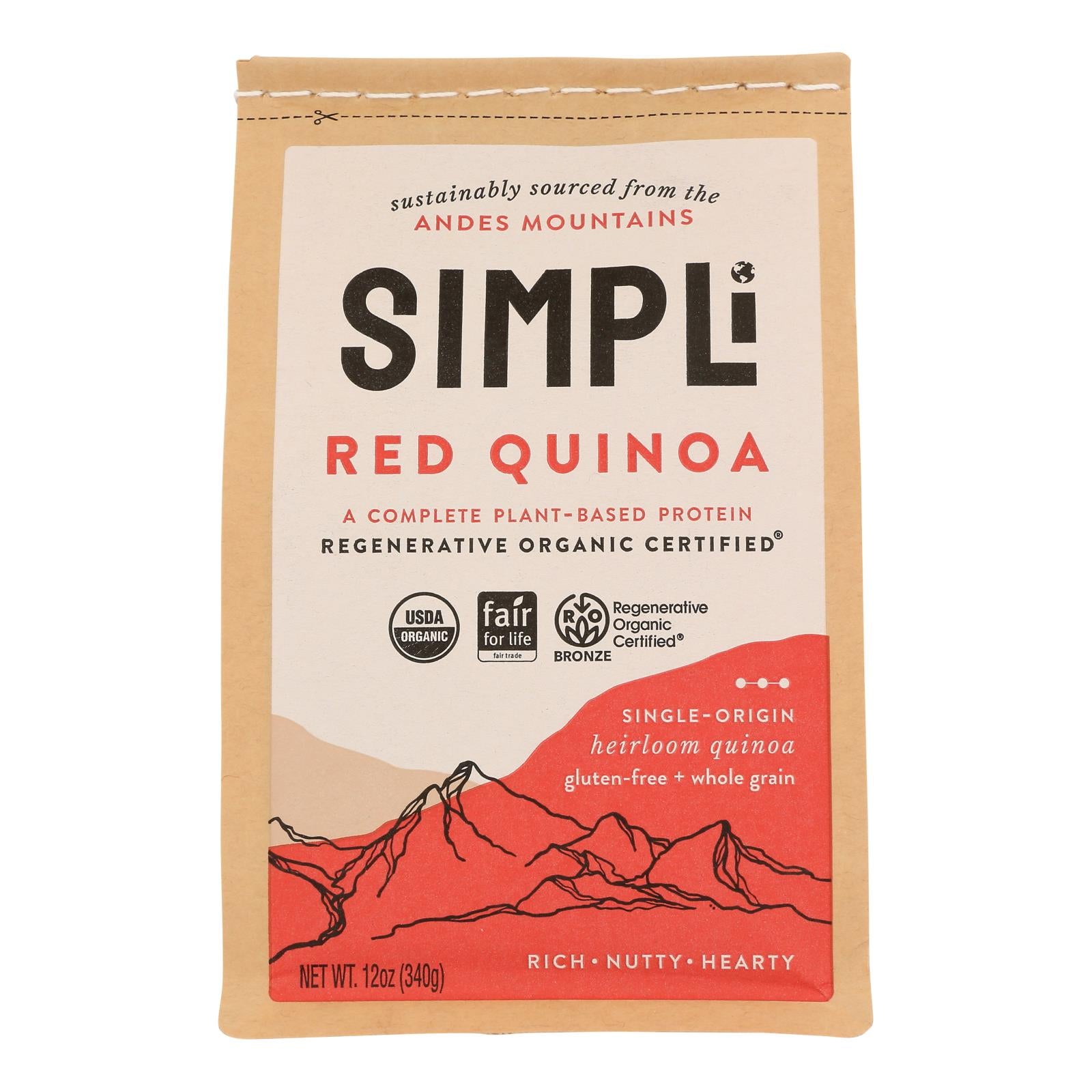 Simpli - Quinoa Red Regeneratv - Case of 8-12 OZ