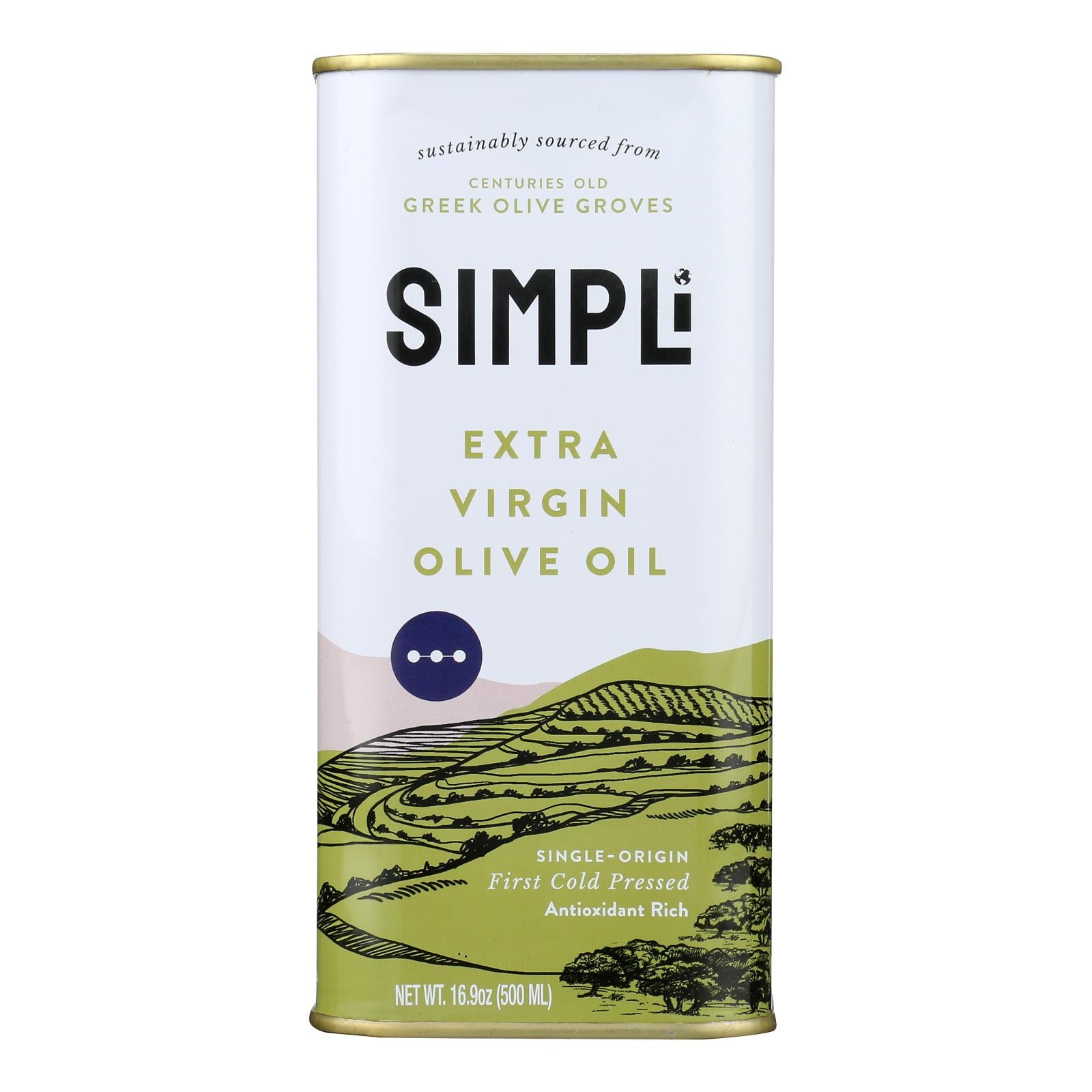 Simpli - Evoo 100% - Case of 8-16.9 OZ