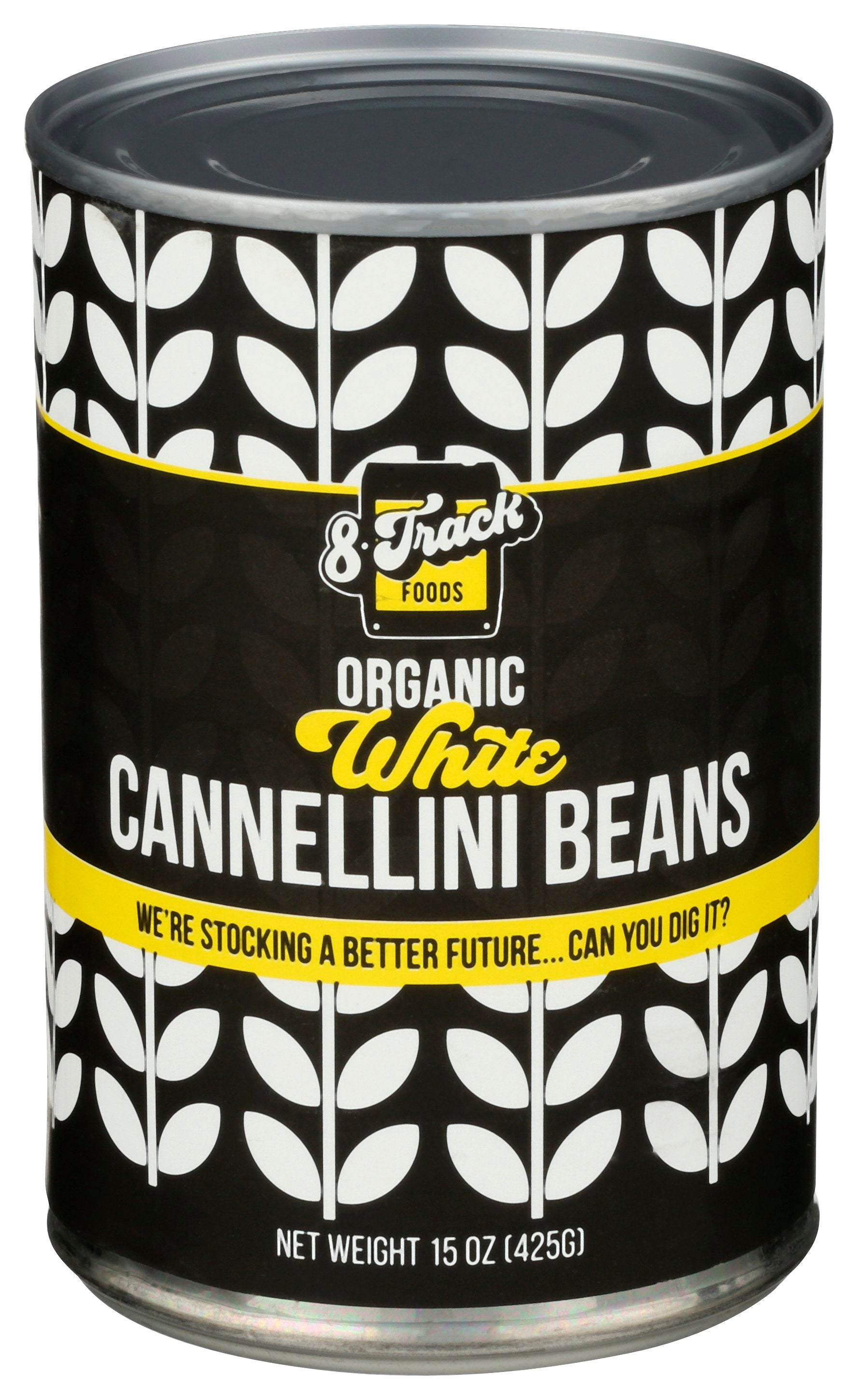 8 TRACK FOODS CANNELLINI BEANS WHTE - Case of 12