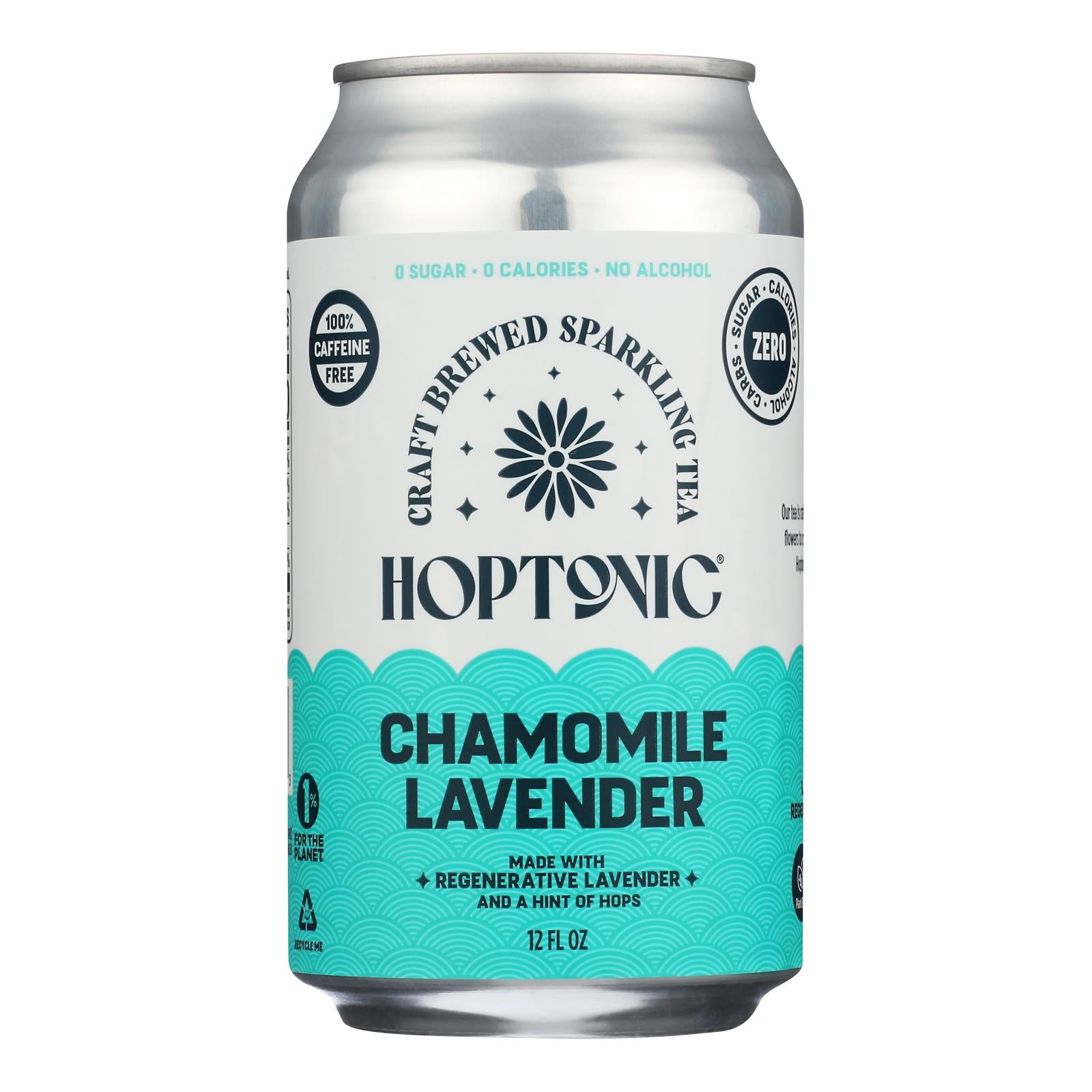 Hoptonic Tea - Sparkling Herbal Tea Chamomile - Case of 6-12 FZ