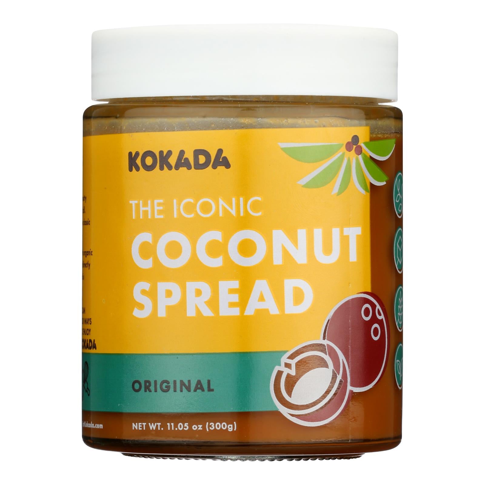 Kokada - Spread Original Coconut - Case of 8-11.05 OZ