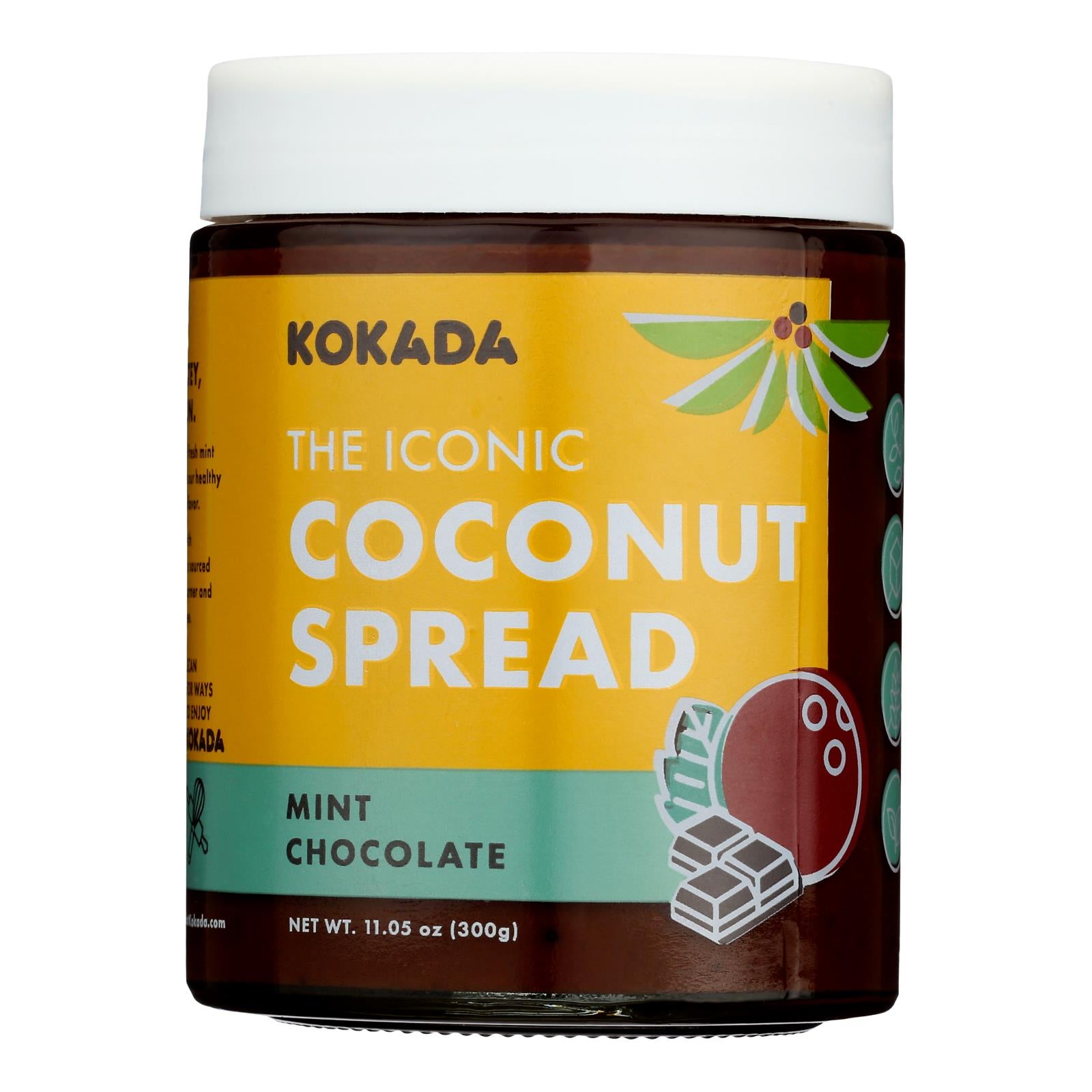 Kokada - Spread Mint Chocolate Coconut - Case of 8-11.05 OZ