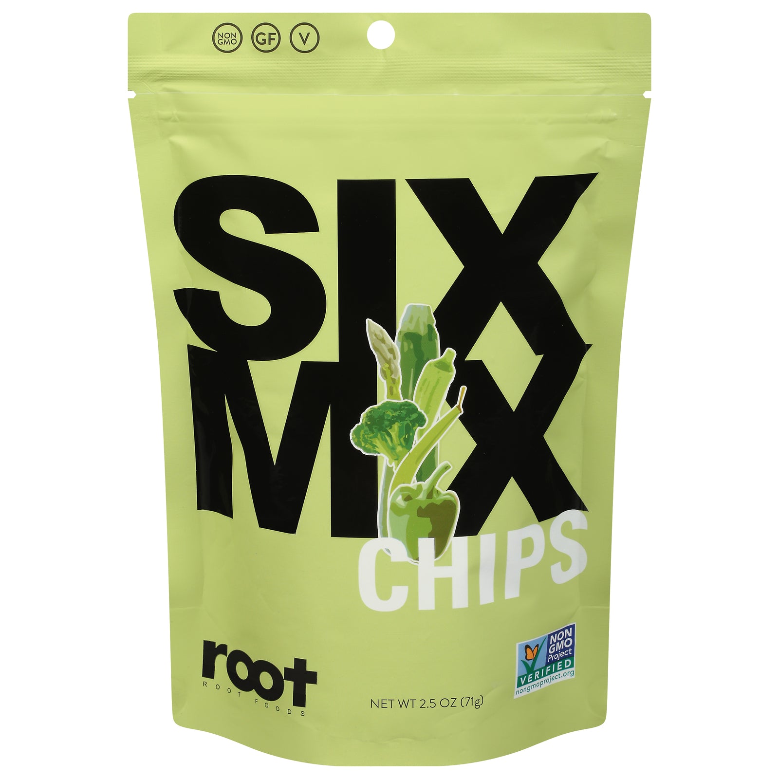 Root Foods - Root Chip Sixmix Sea Salt - Case of 8-6/2.5 OZ