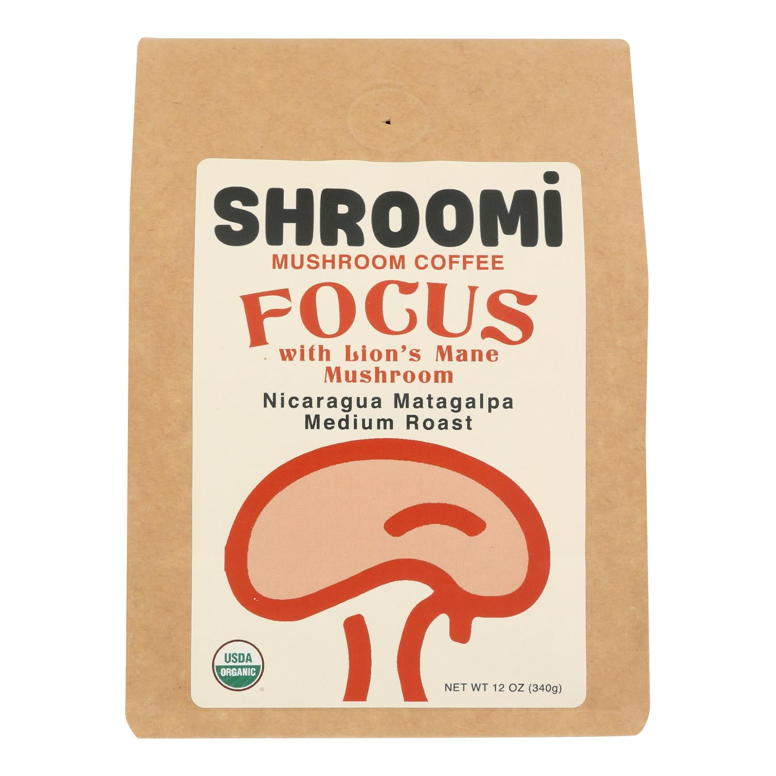 Shroomi - Coffee Mushroom Ground - Case of 6-12 OZ