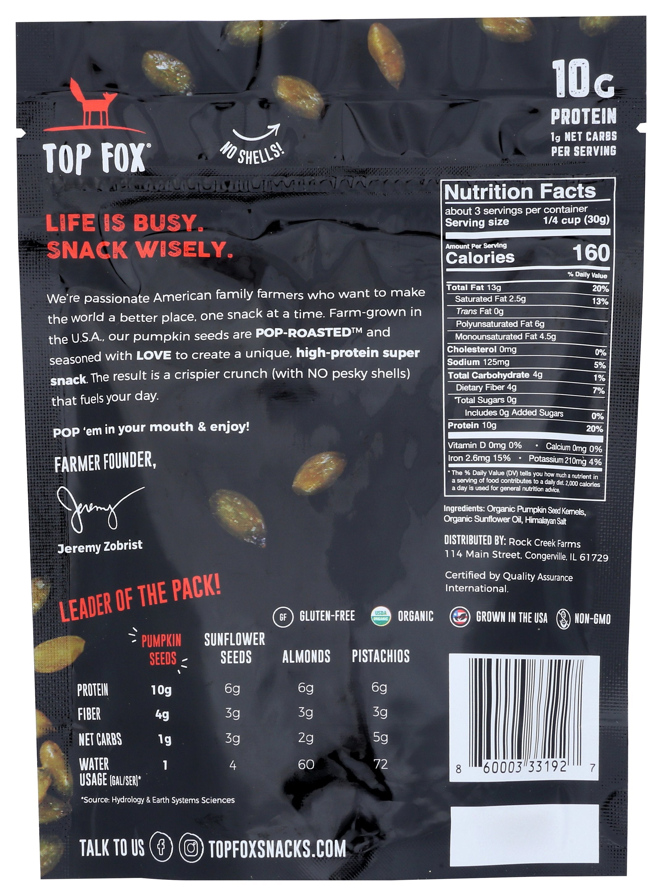 TOP FOX SEEDS PMPKN POP RSTD HIMA - Case of 6